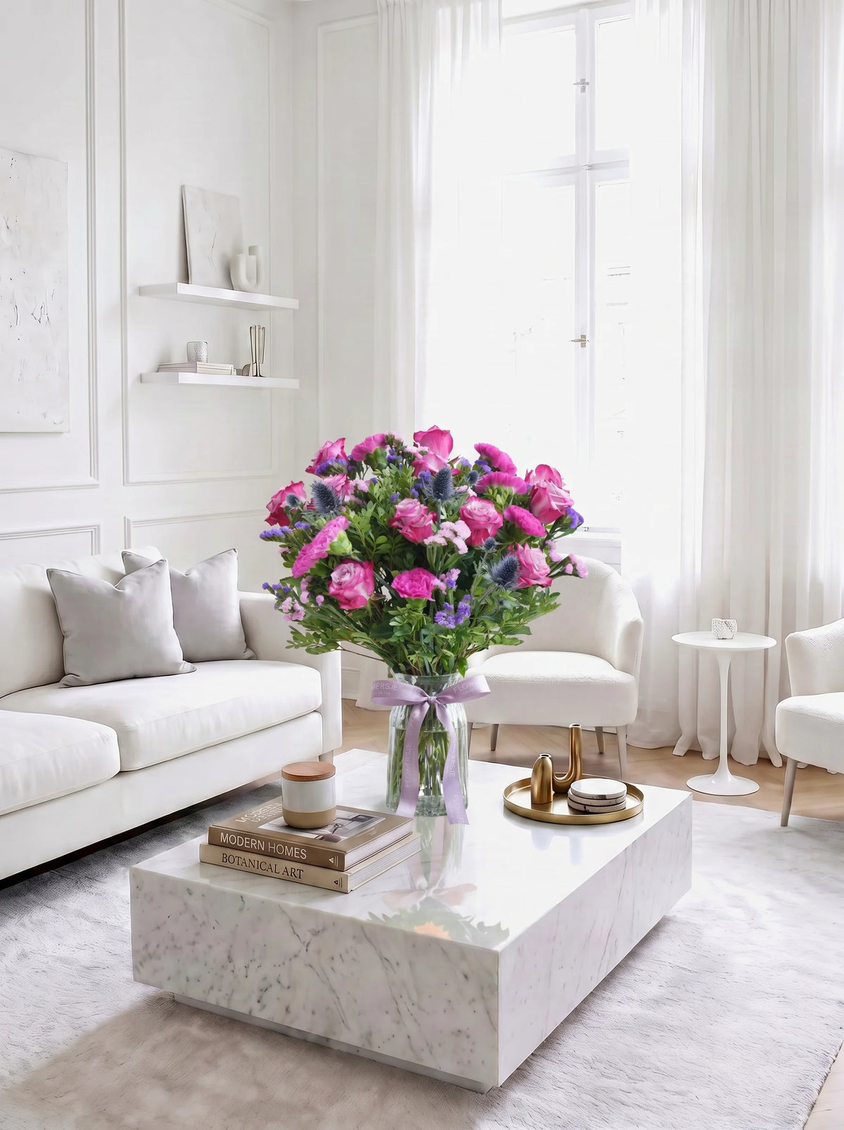 Lavender Floral - Vase