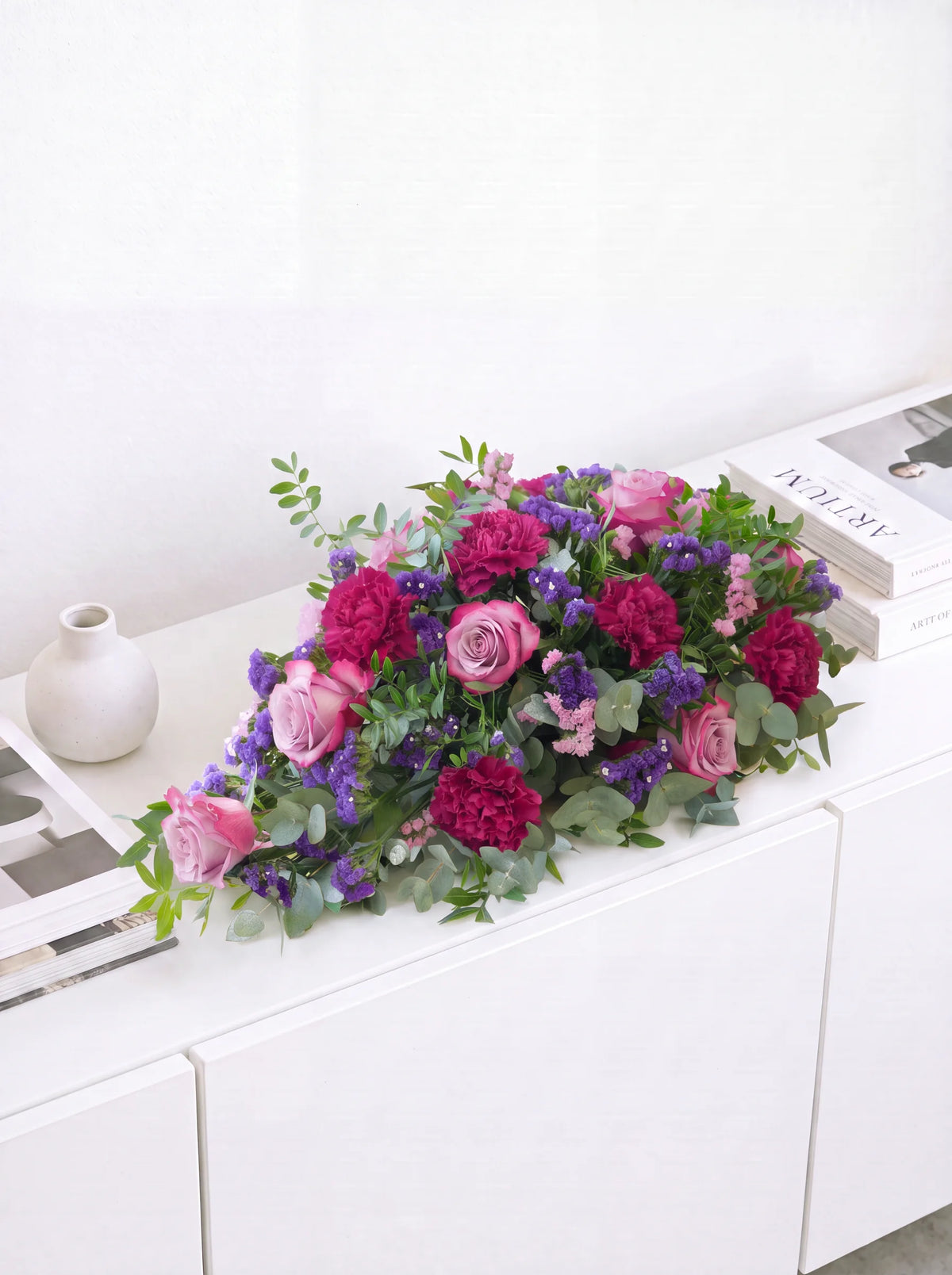 Lavender Floral Funeral Spray
