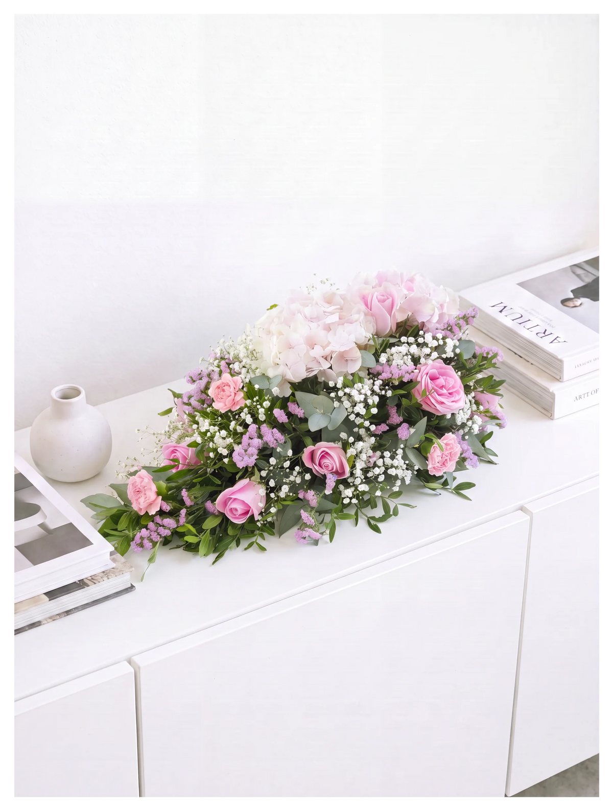Pretty Pink Funeral Spray