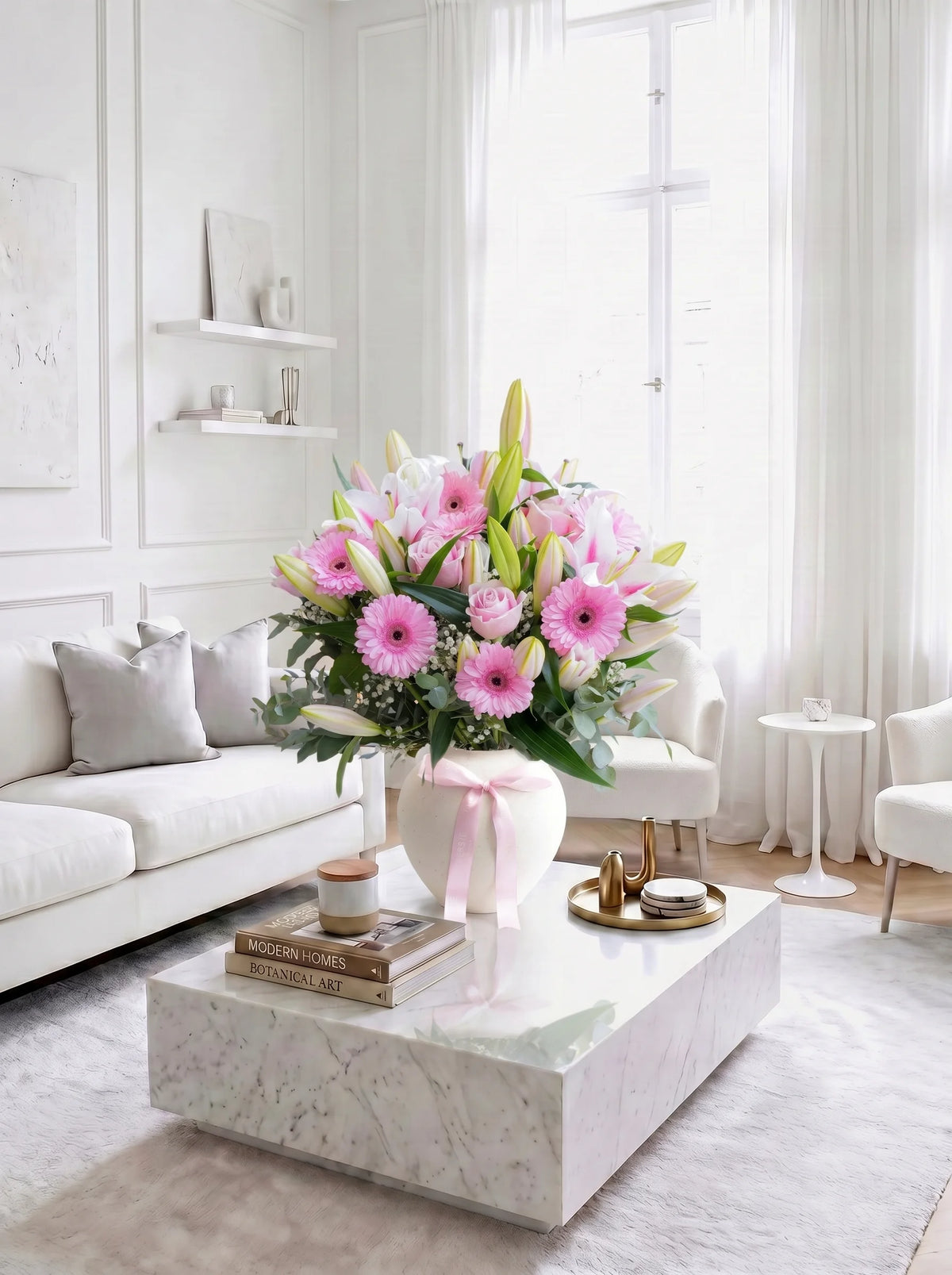 Wonderfully Gerbera - Ceramic Vase