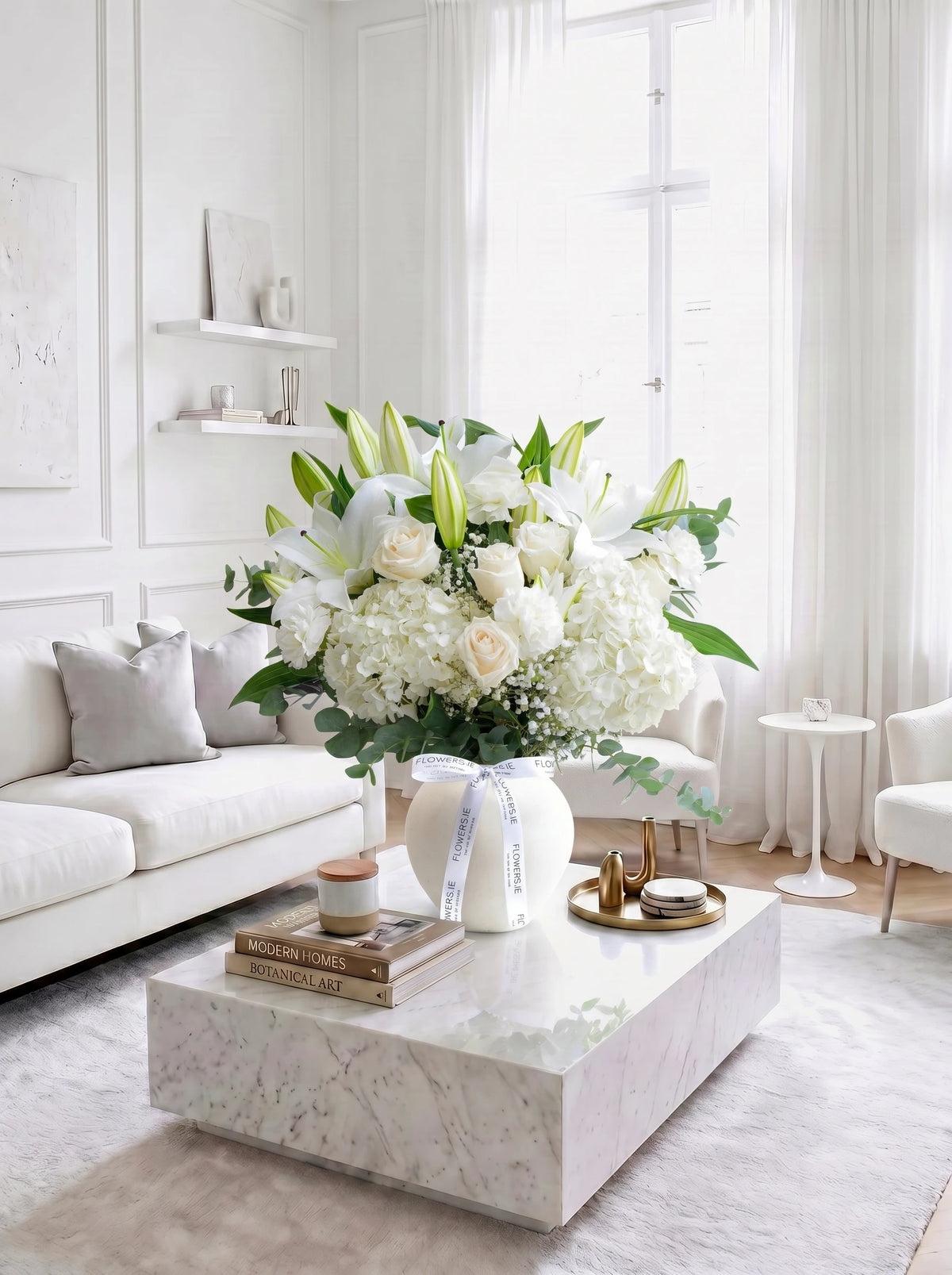 Wonderfully White - Ceramic Vase