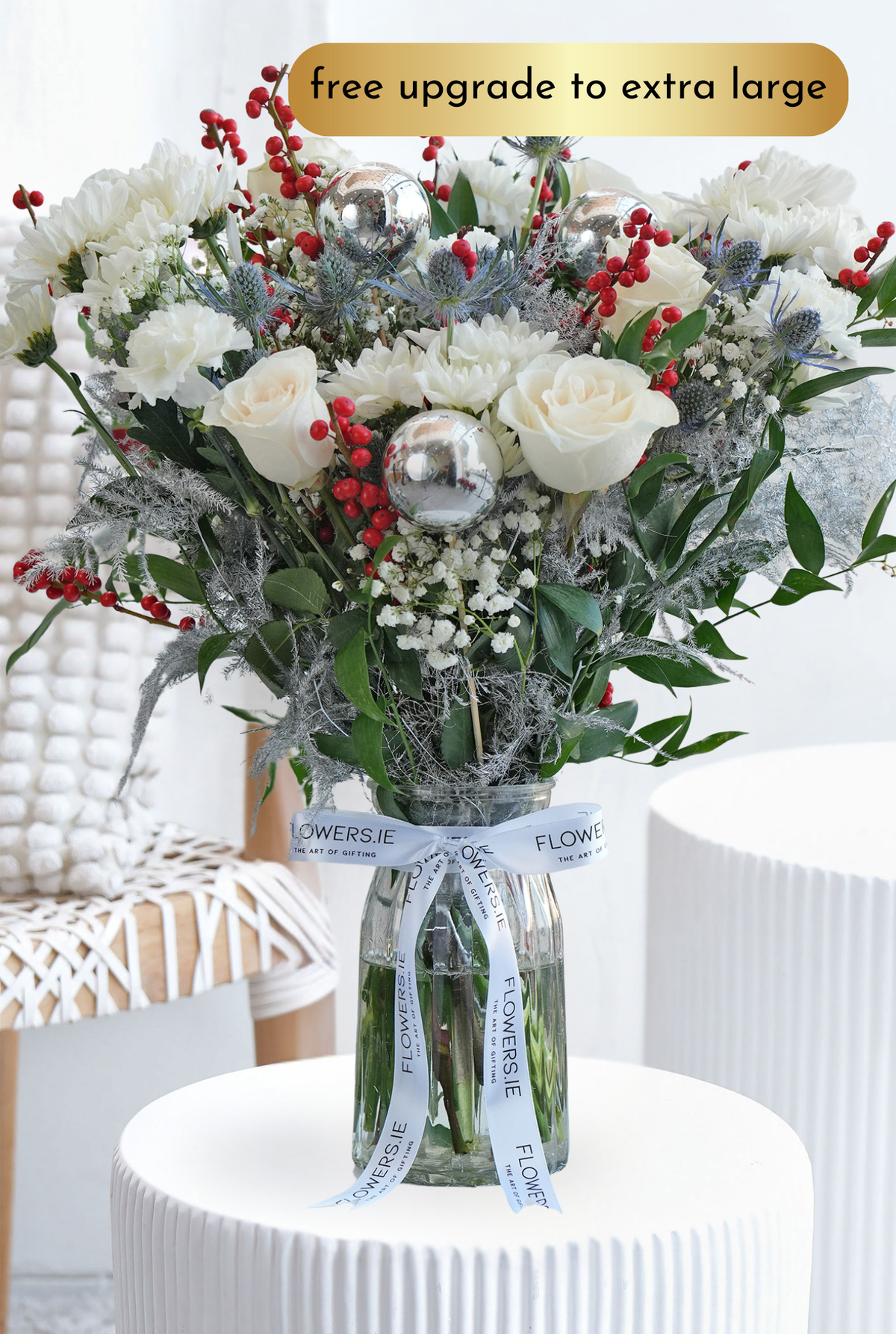 Perfect White Christmas - Vase