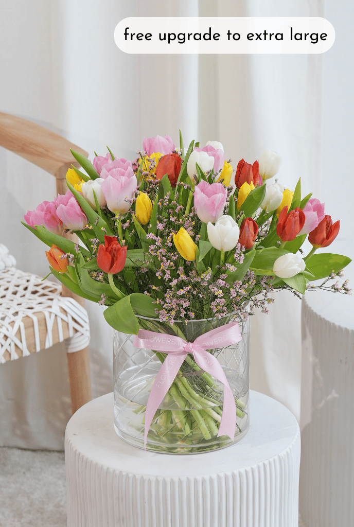 Luxury Signature Tulips - Vase