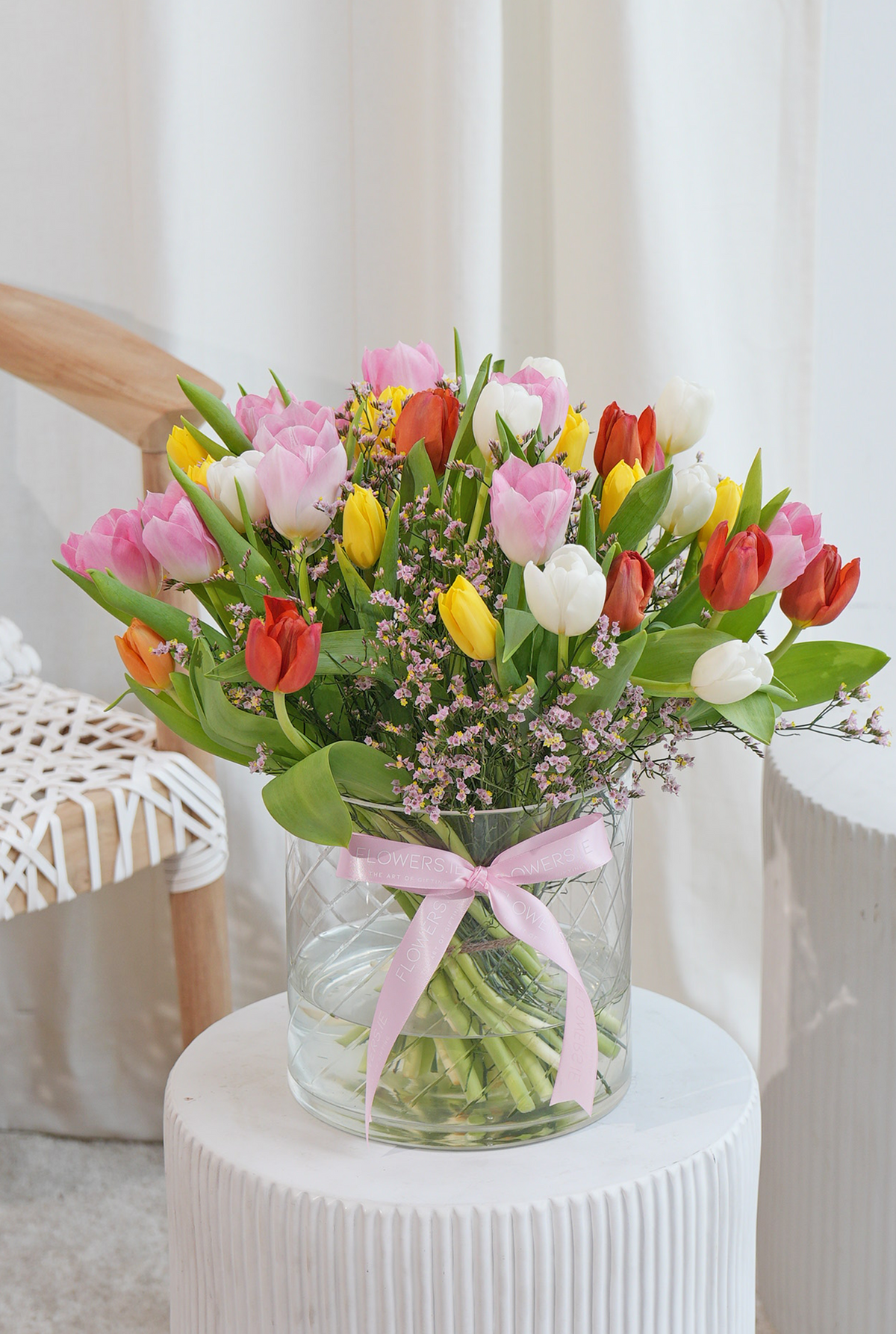 Luxury Signature Tulips - Vase