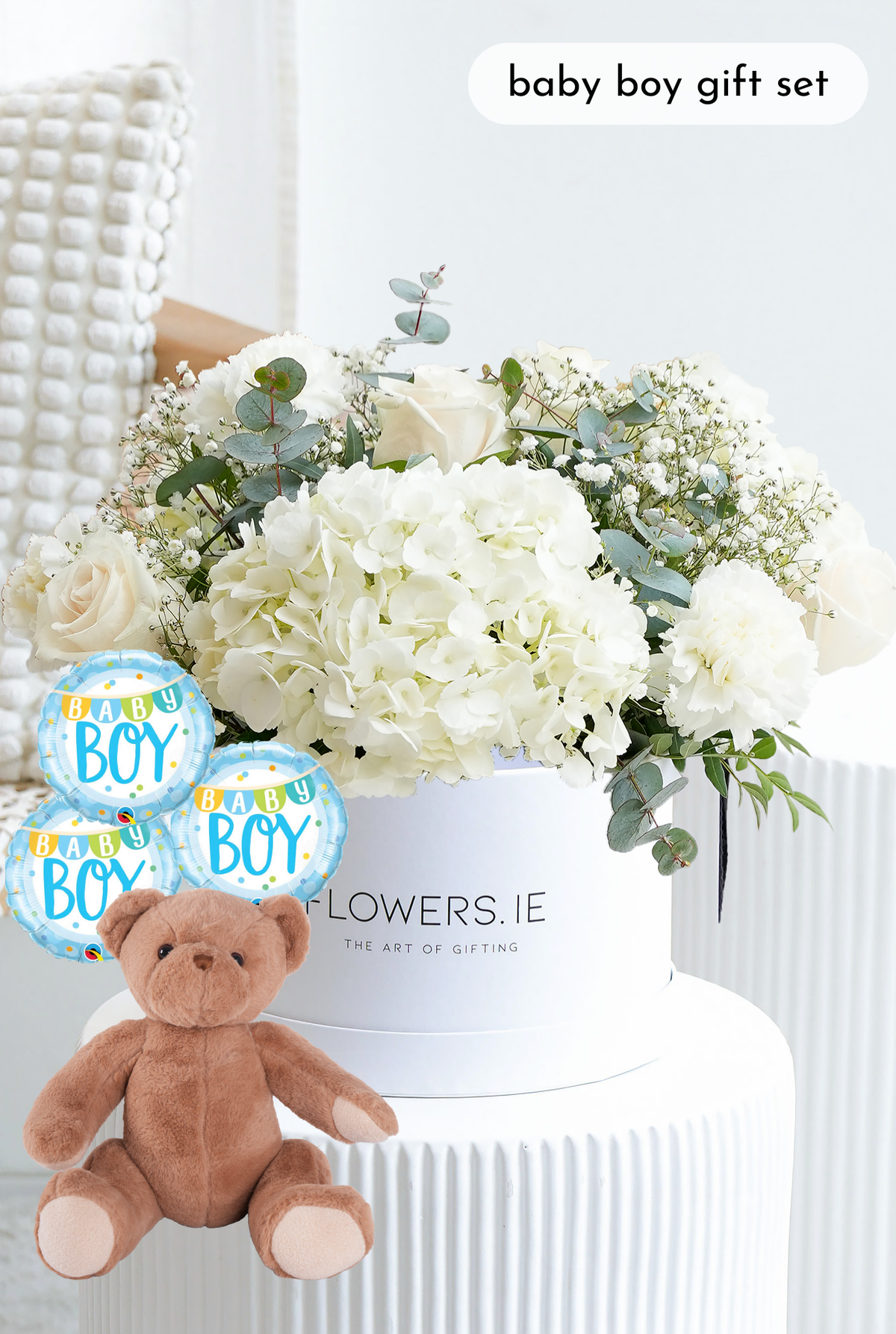 New Baby Perfect White - Hatbox