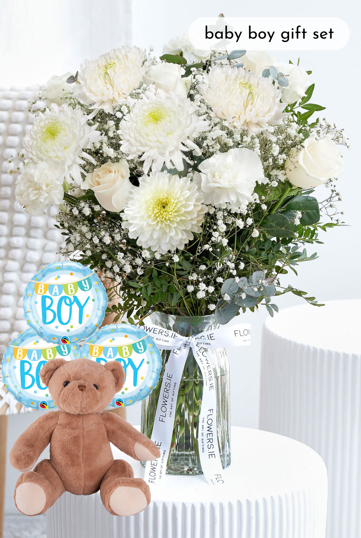 New Baby White Serenity - Vase