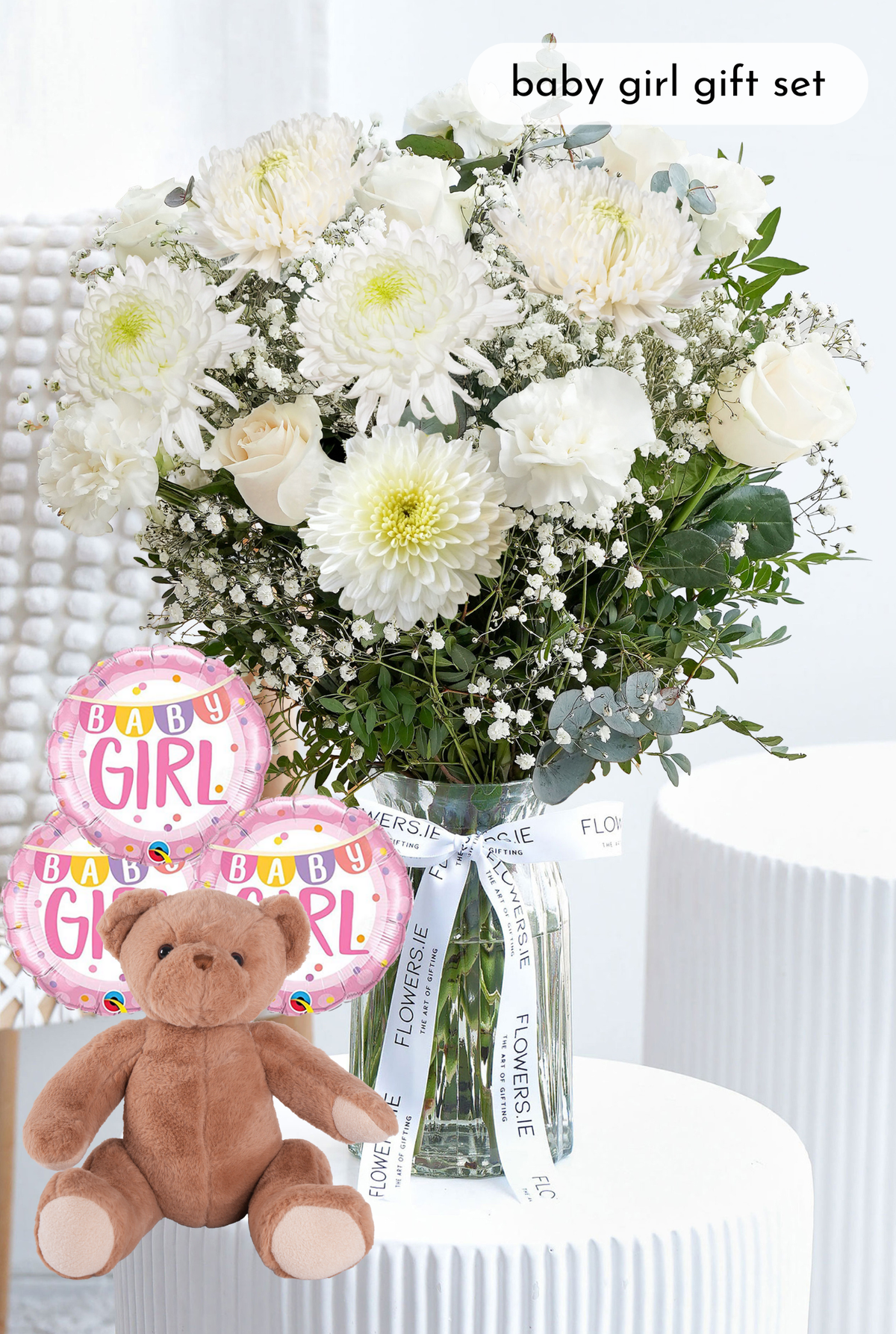 New Baby White Serenity - Vase
