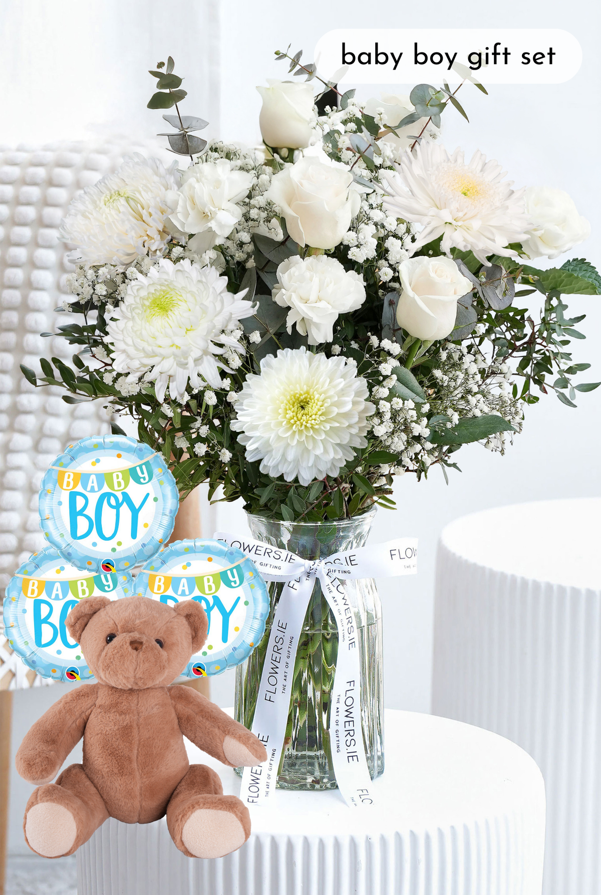 New Baby White Serenity - Vase