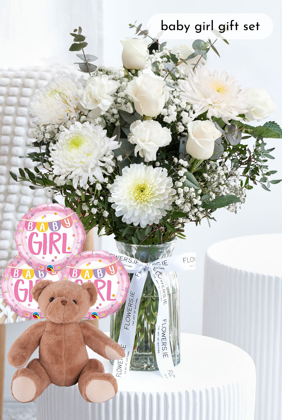 New Baby White Serenity - Vase