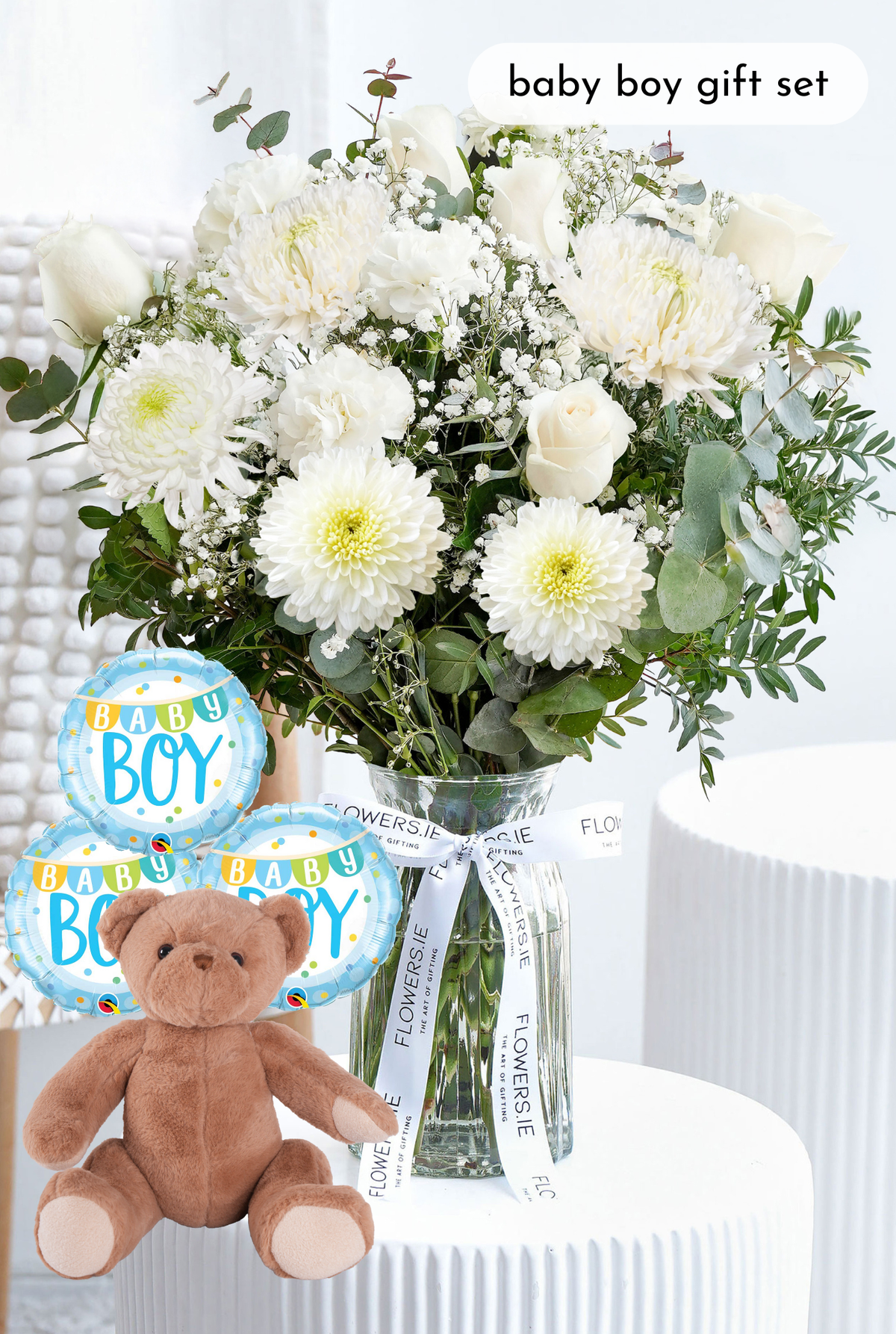 New Baby White Serenity - Vase