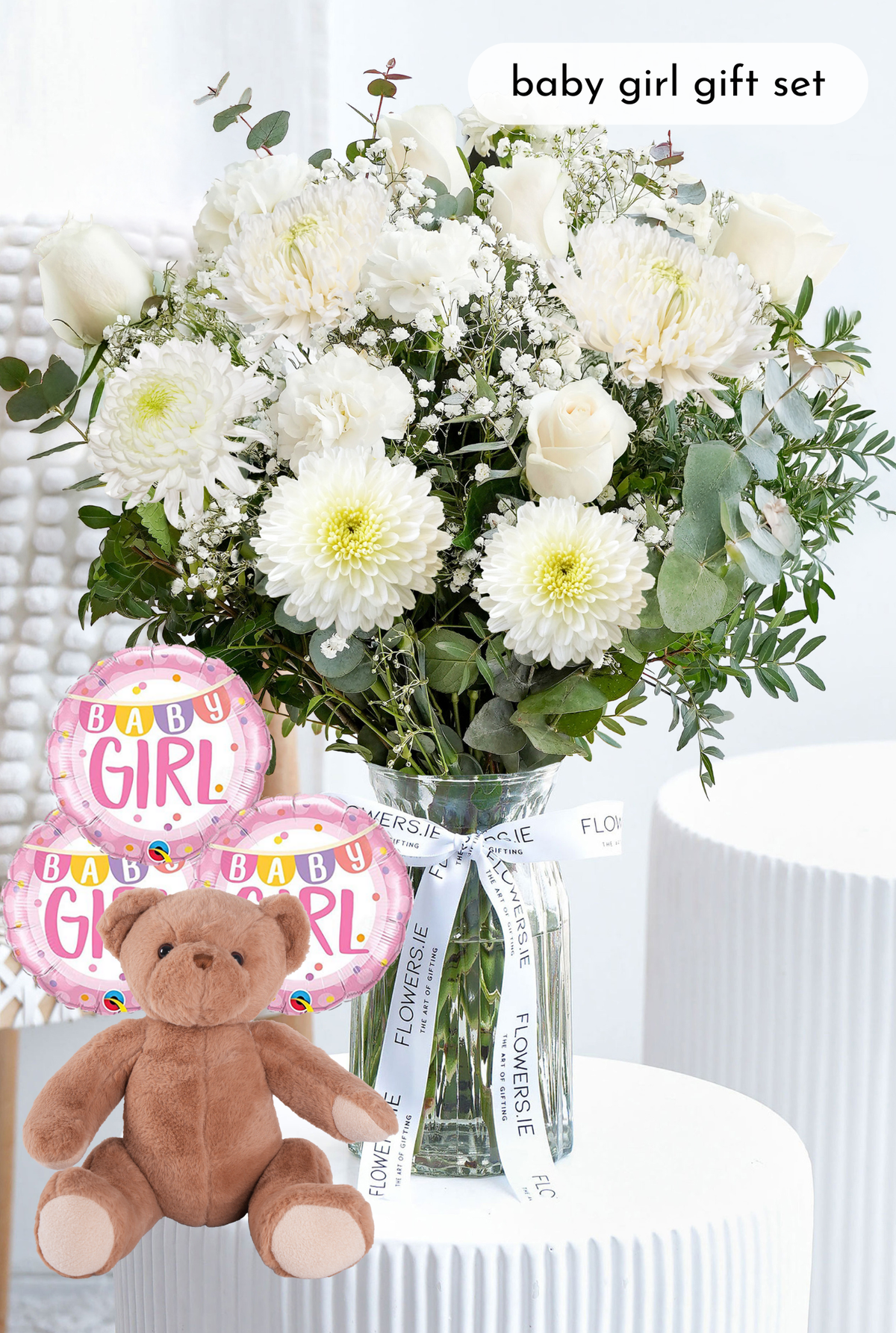 New Baby White Serenity - Vase