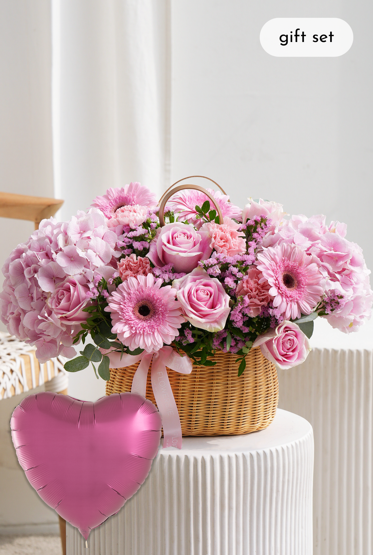 New Baby Pretty Pink - Basket