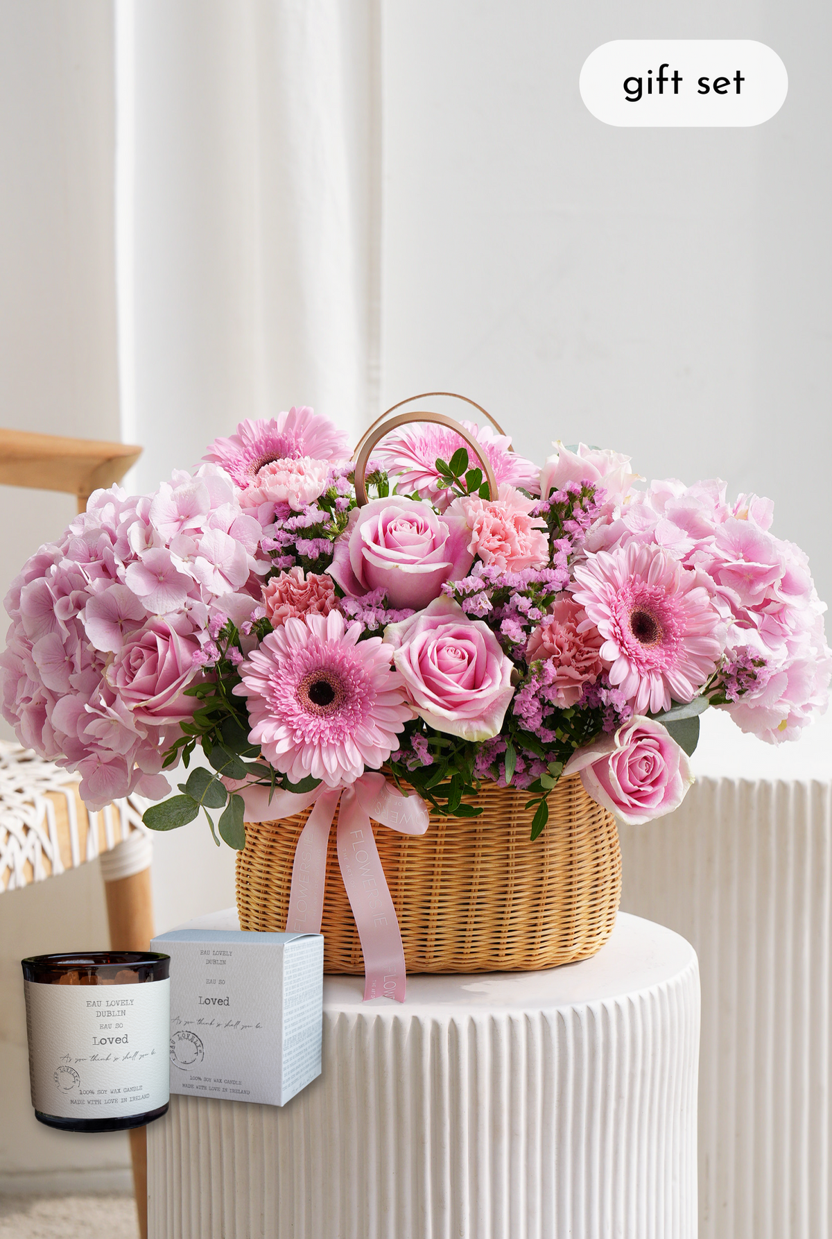 New Baby Pretty Pink - Basket