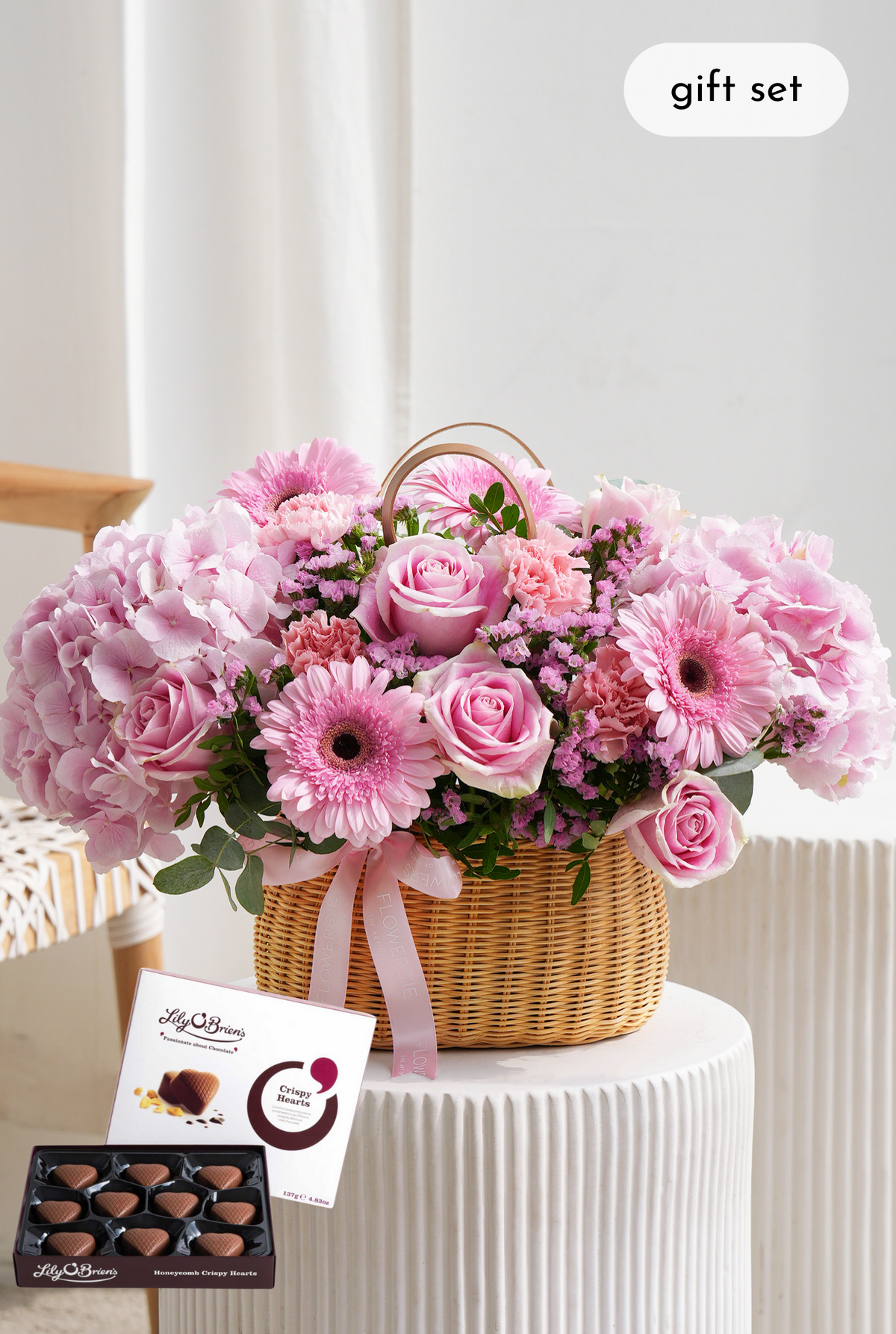 New Baby Pretty Pink - Basket