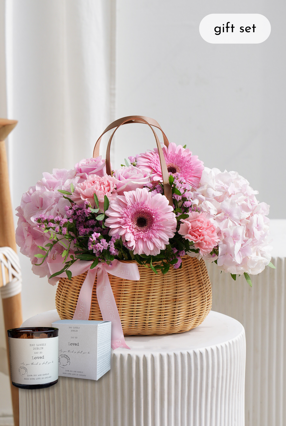 New Baby Pretty Pink - Basket