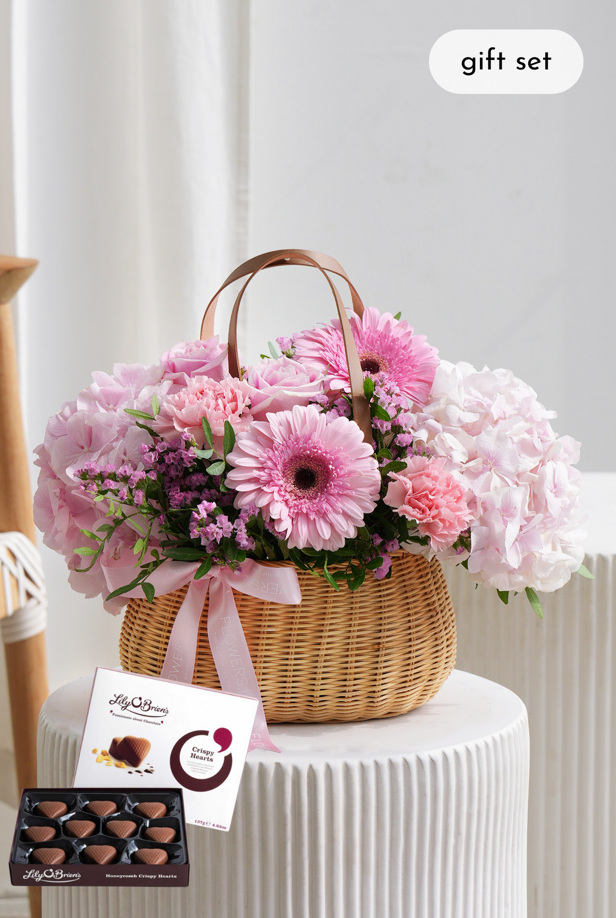 New Baby Pretty Pink - Basket