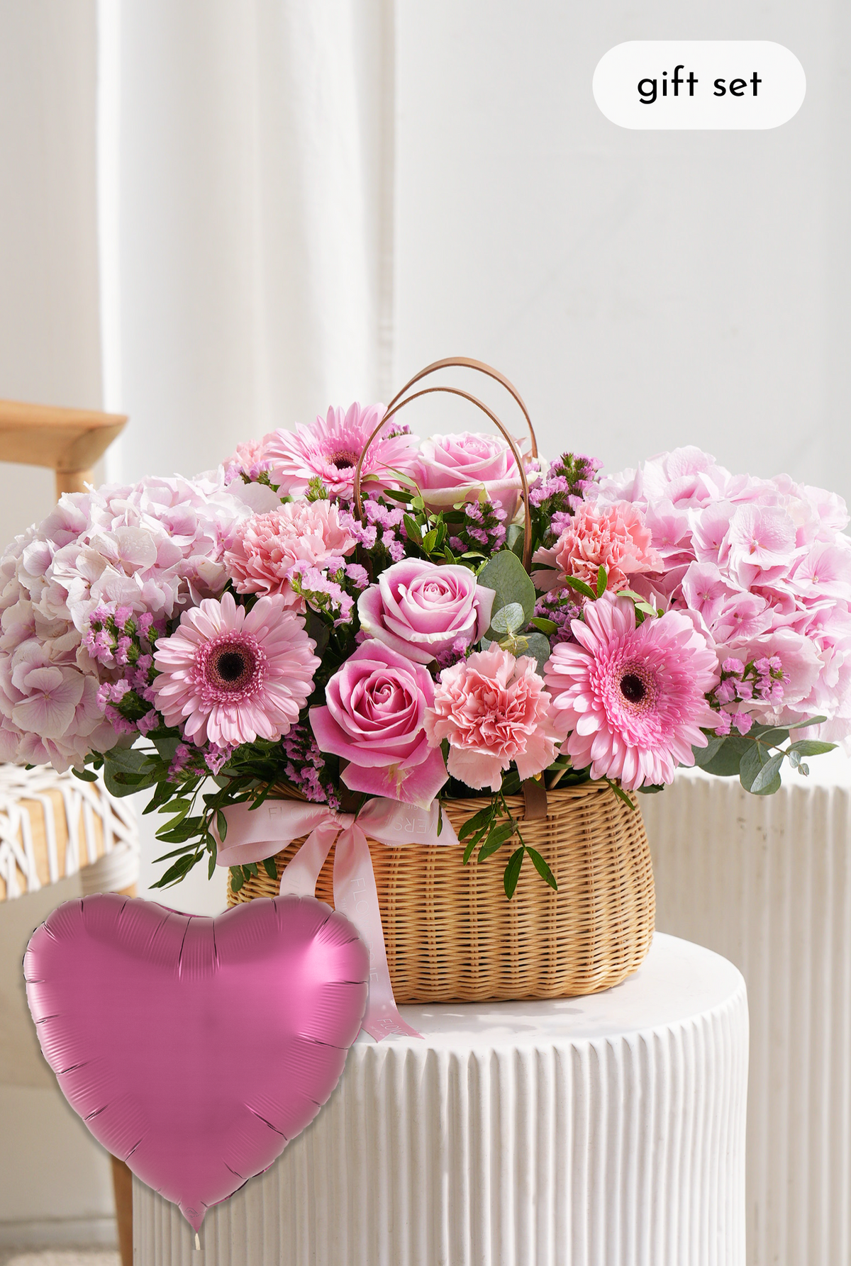 New Baby Pretty Pink - Basket