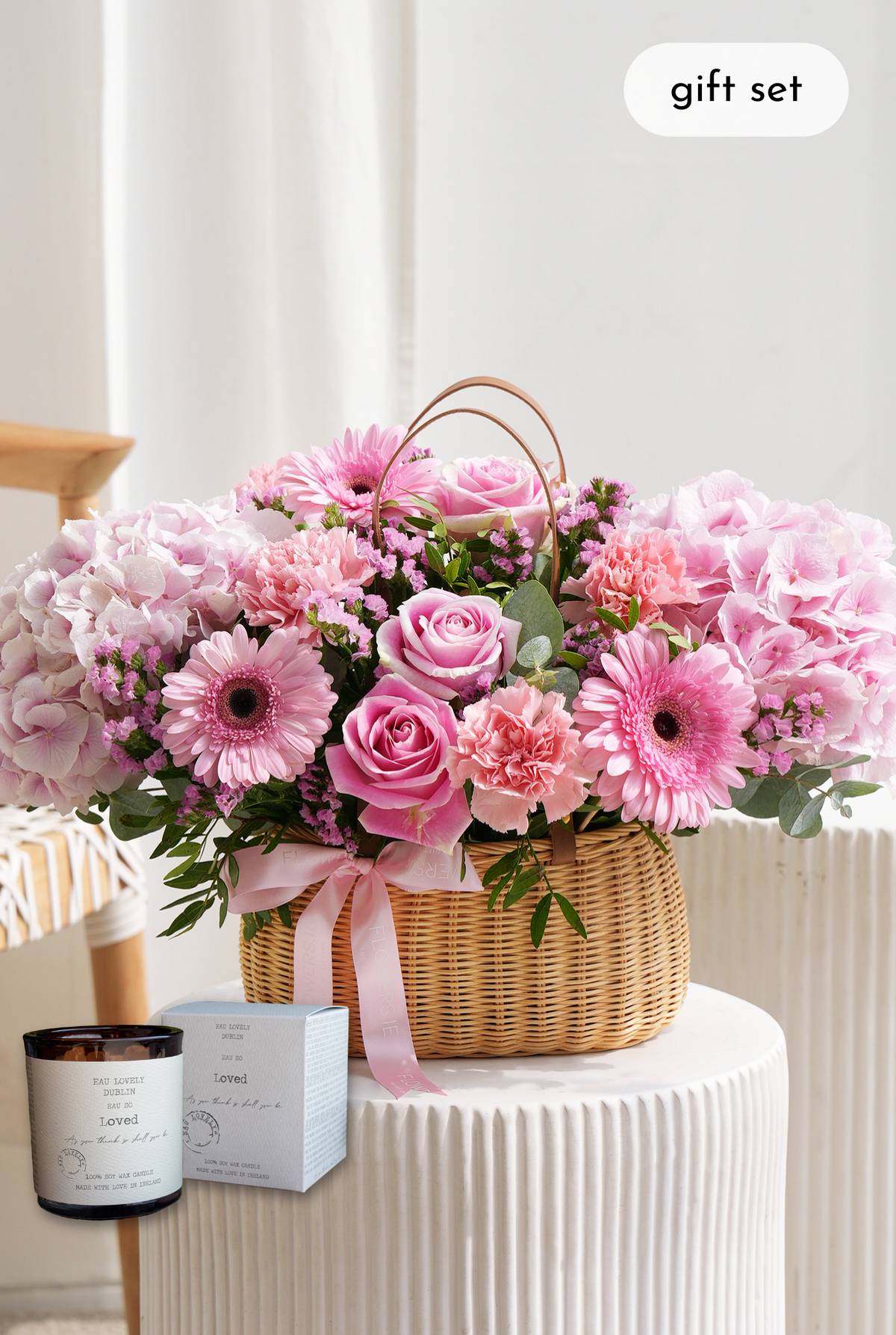 New Baby Pretty Pink - Basket