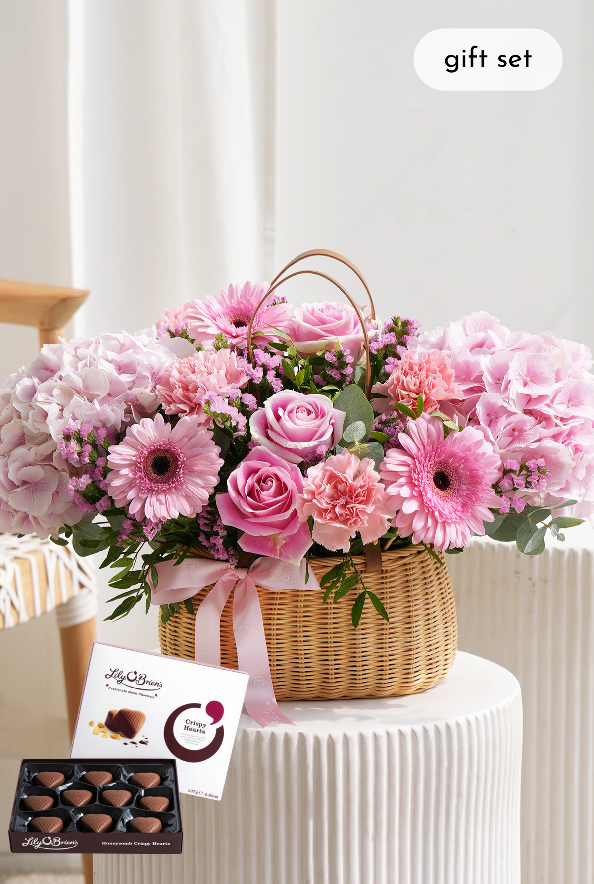 New Baby Pretty Pink - Basket