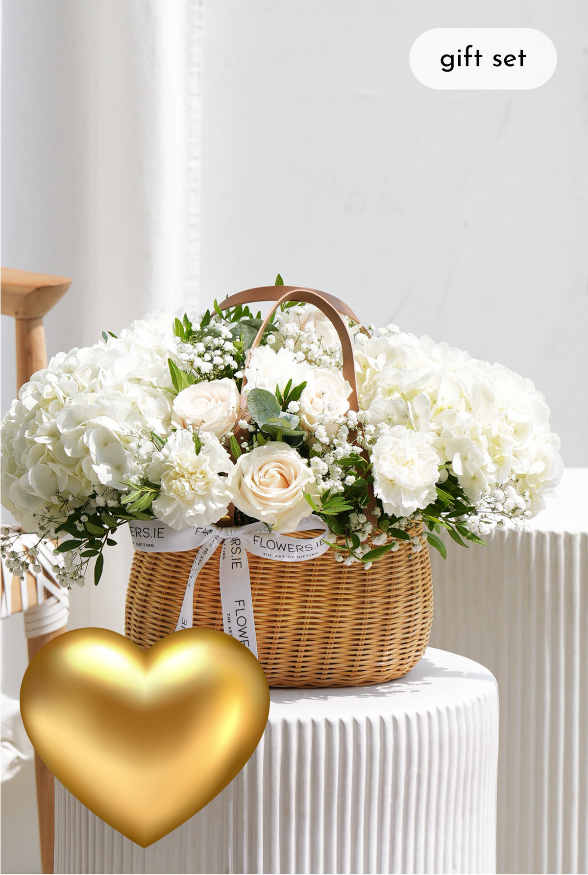 Birthday Perfect White - Basket