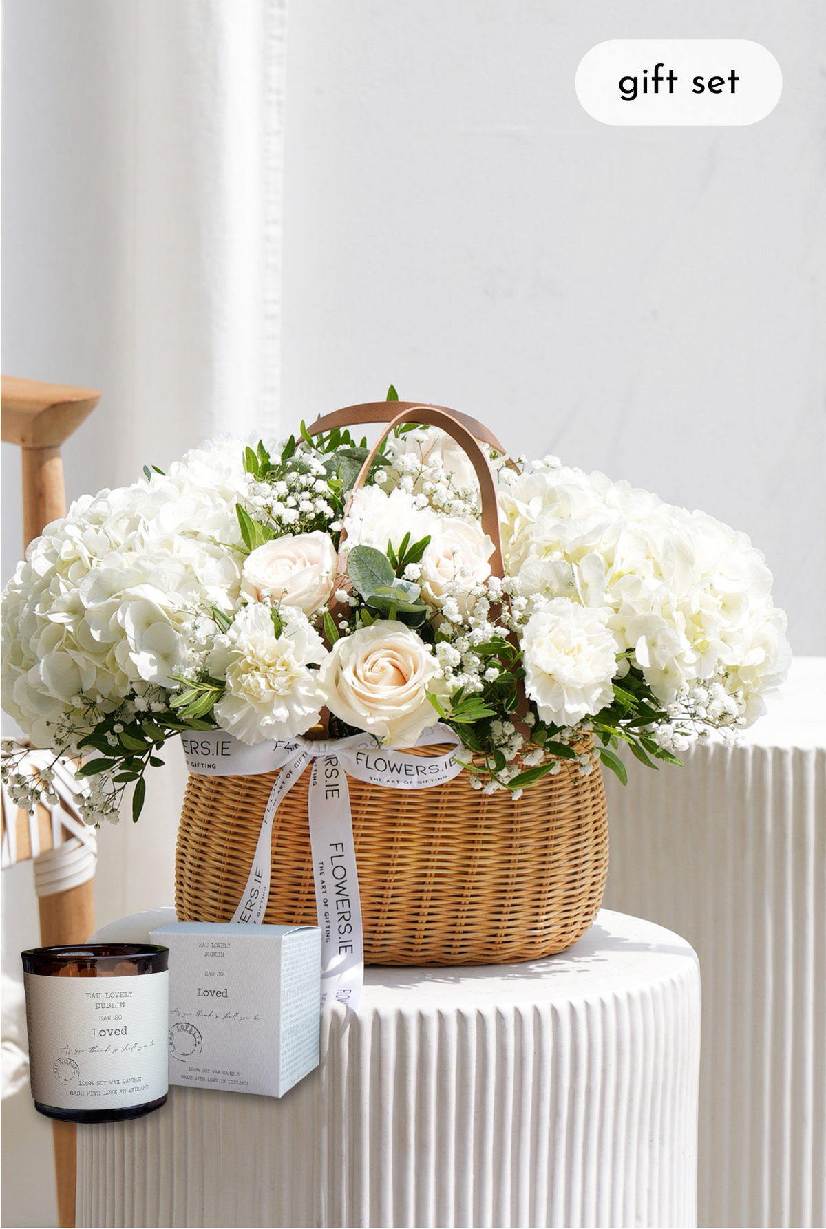 Birthday Perfect White - Basket