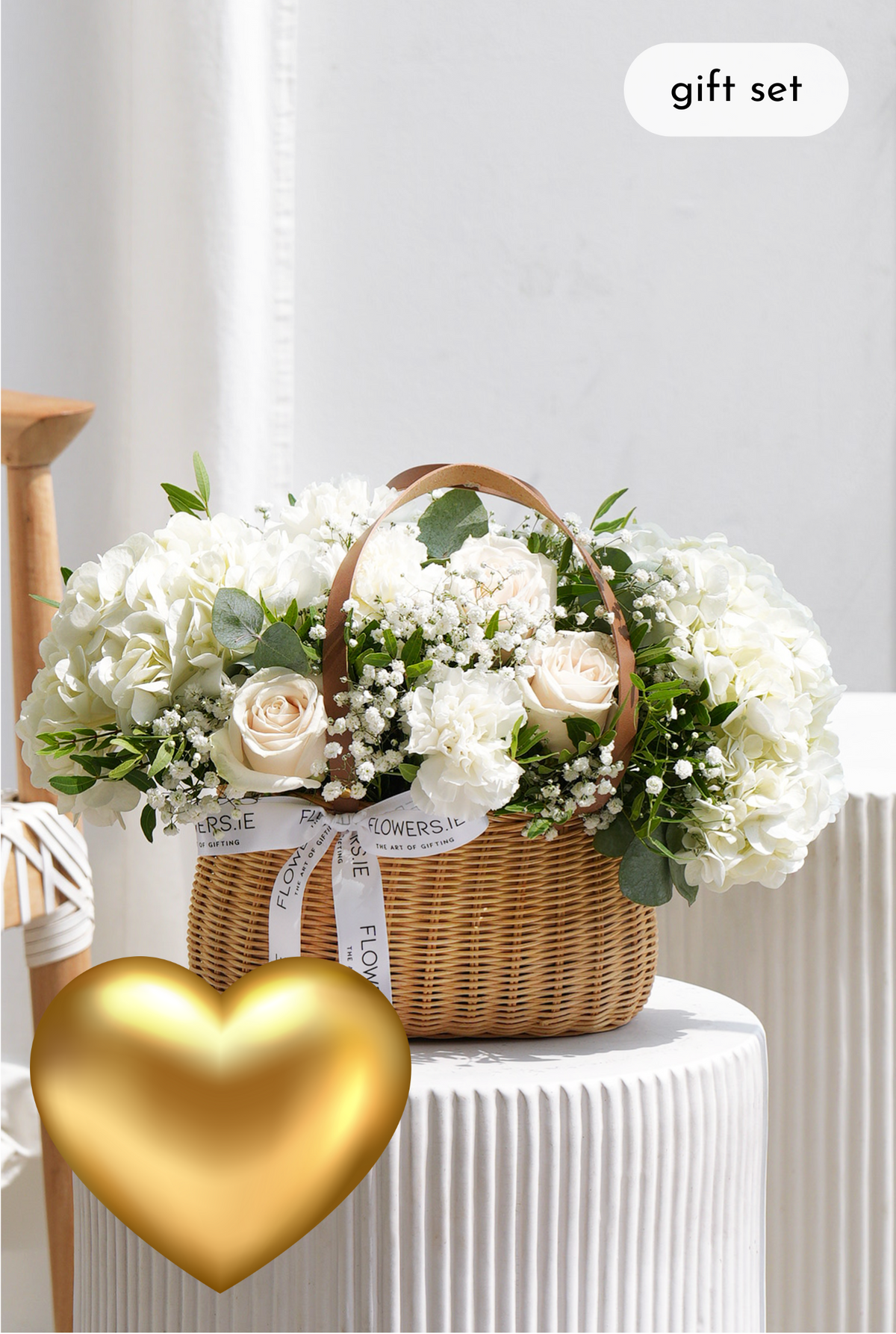 Birthday Perfect White - Basket