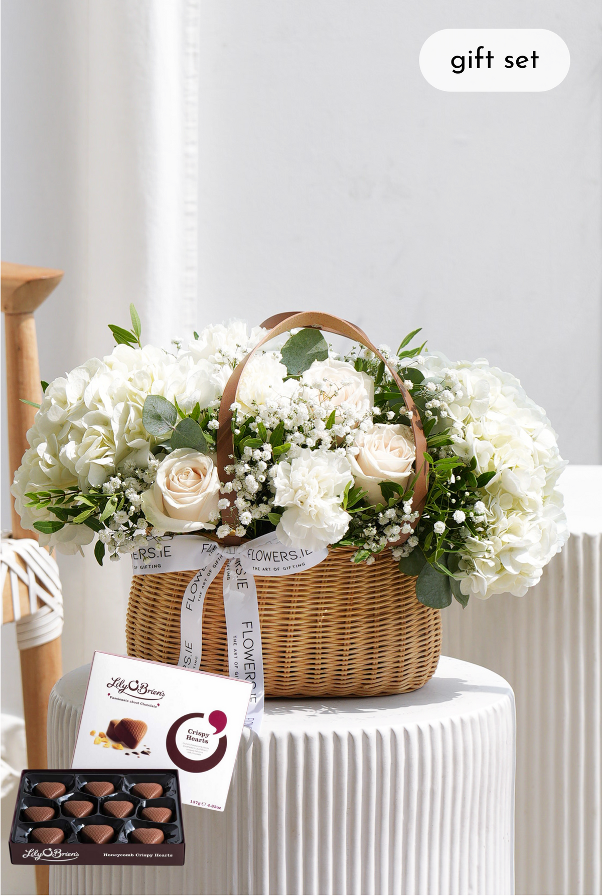 Birthday Perfect White - Basket