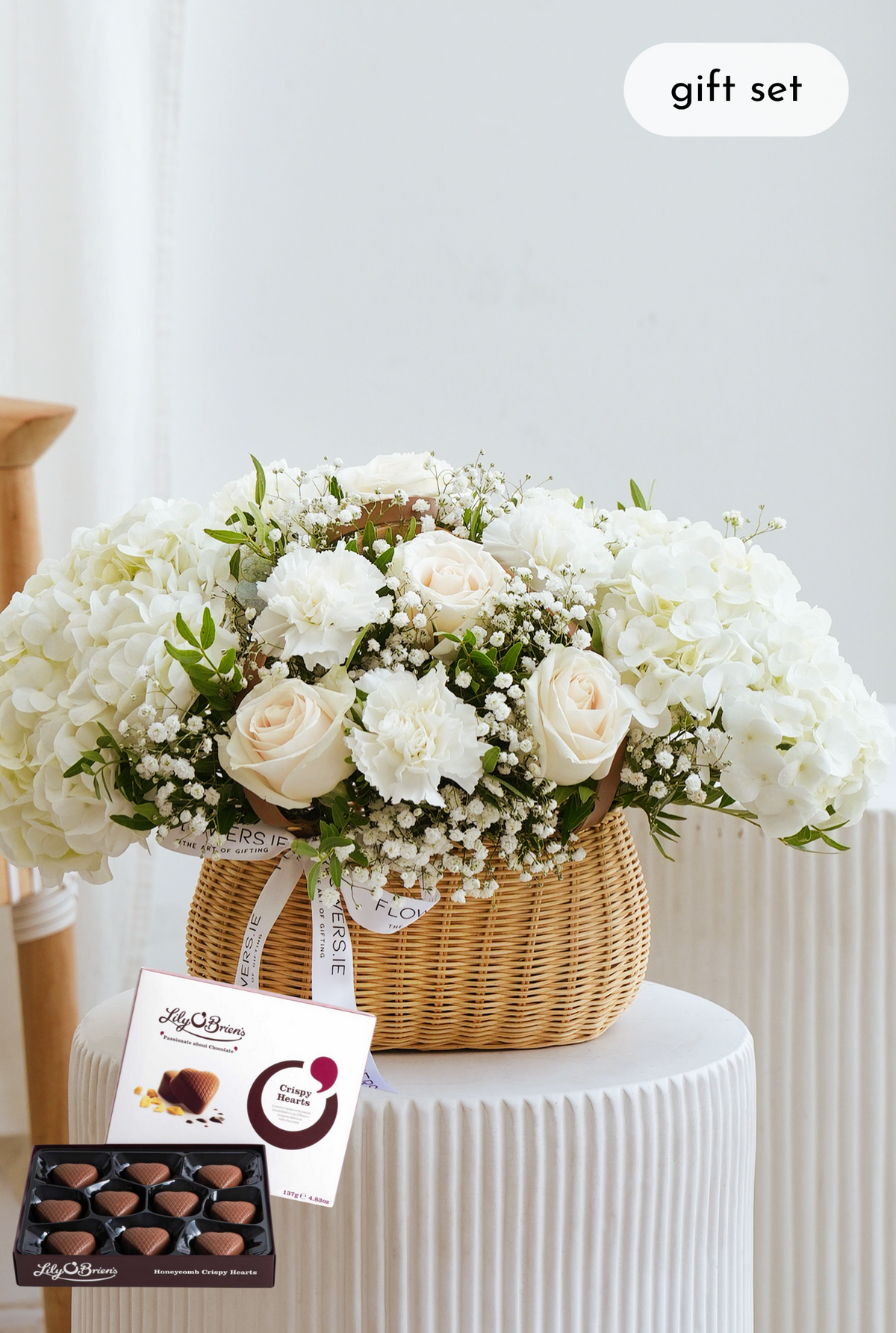 Birthday Perfect White - Basket