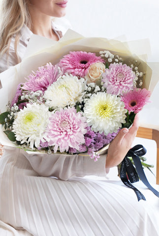 Pastel Elegance Hand-tied