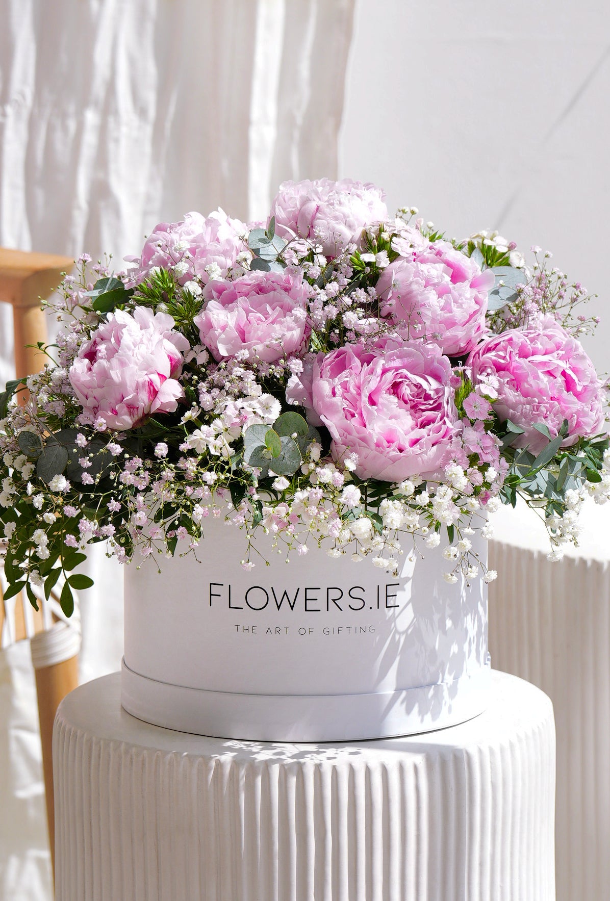 Luxury Pink Peony - Hatbox