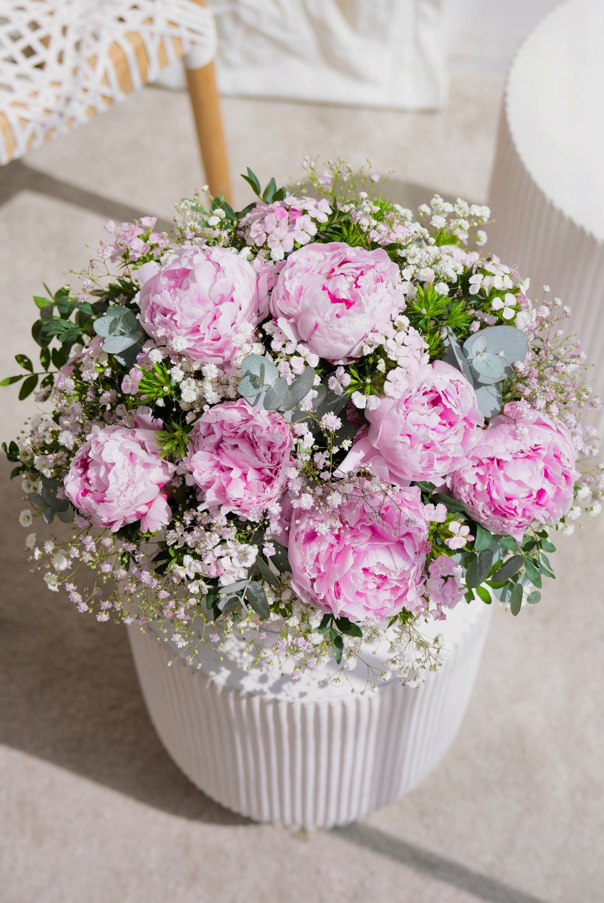 Luxury Pink Peony - Hatbox