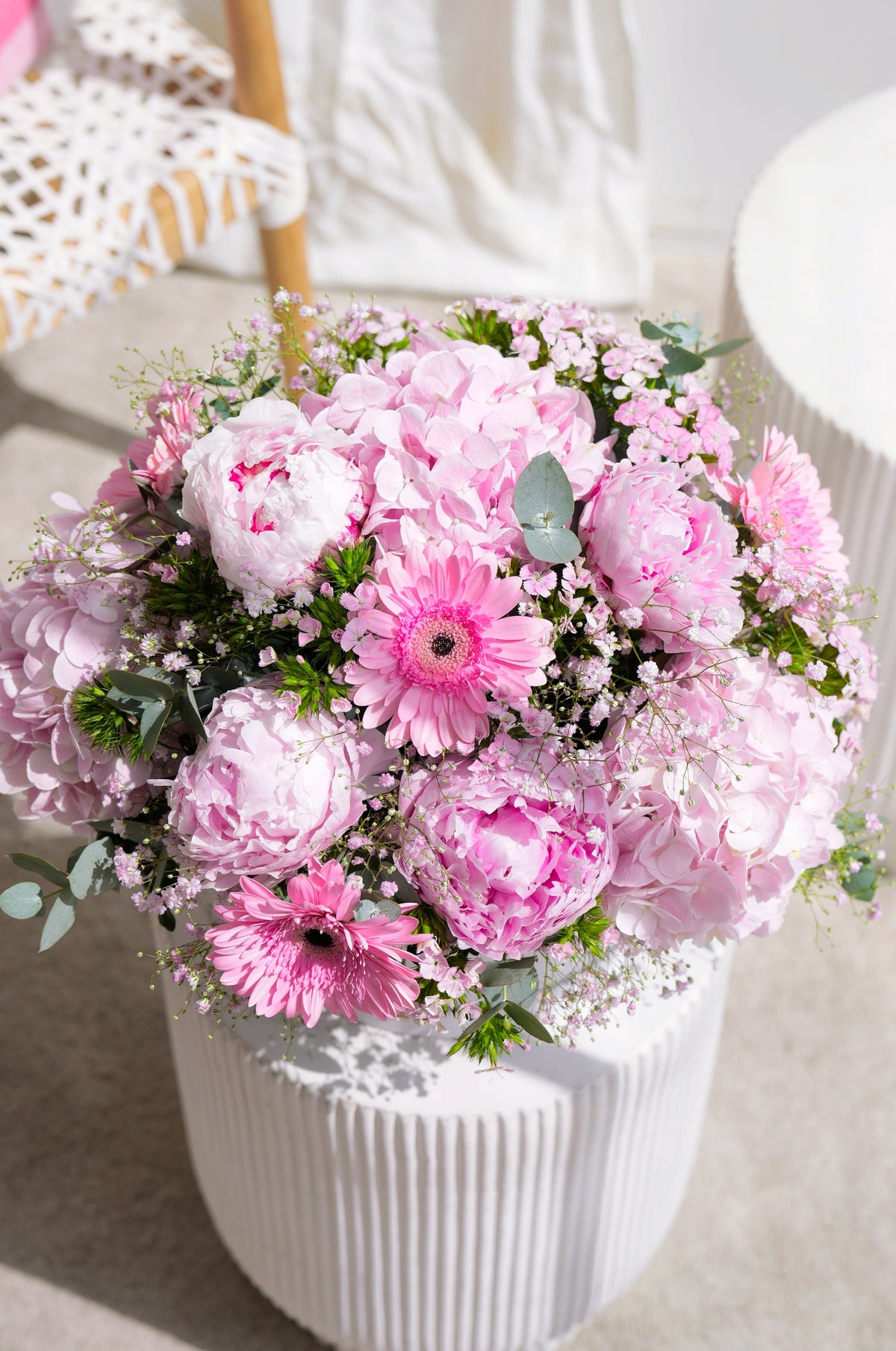 Birthday Peony Pretty Pink - Hatbox
