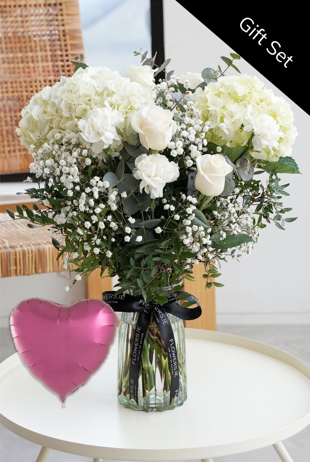 Perfect White - Vase Gift Set