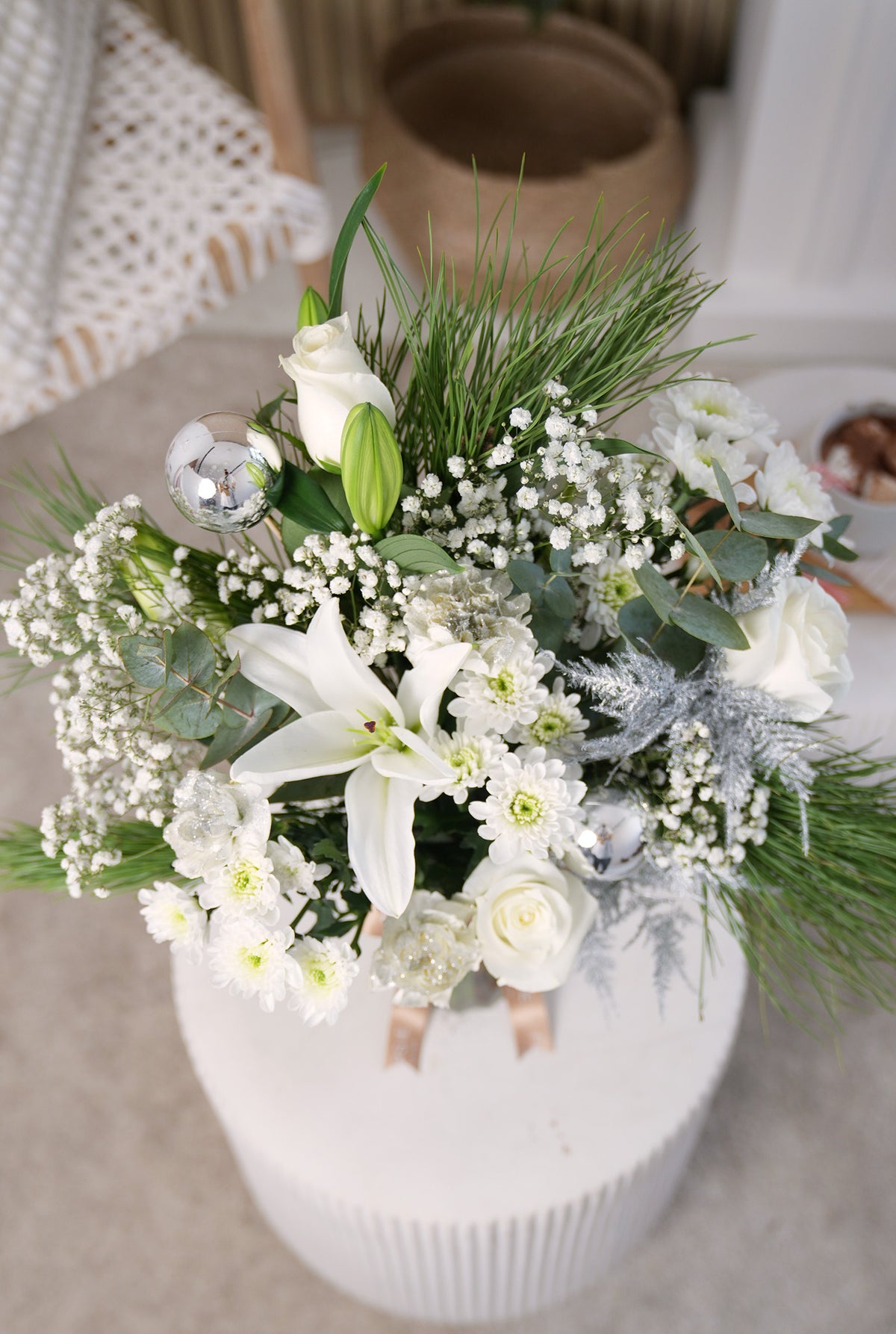 Perfect White Christmas Vase