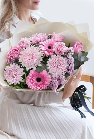 Pink Delight Hand-tied