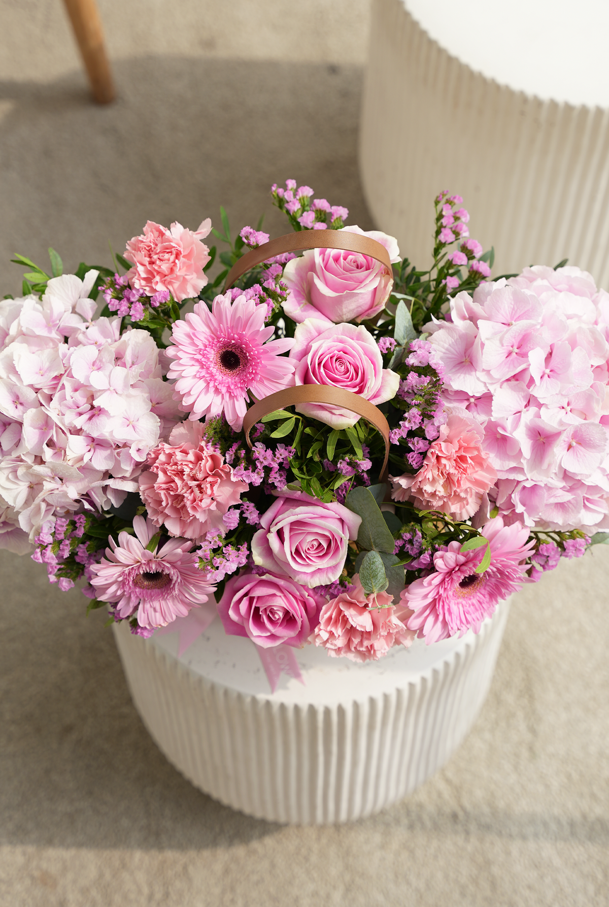 New Baby Pretty Pink - Basket