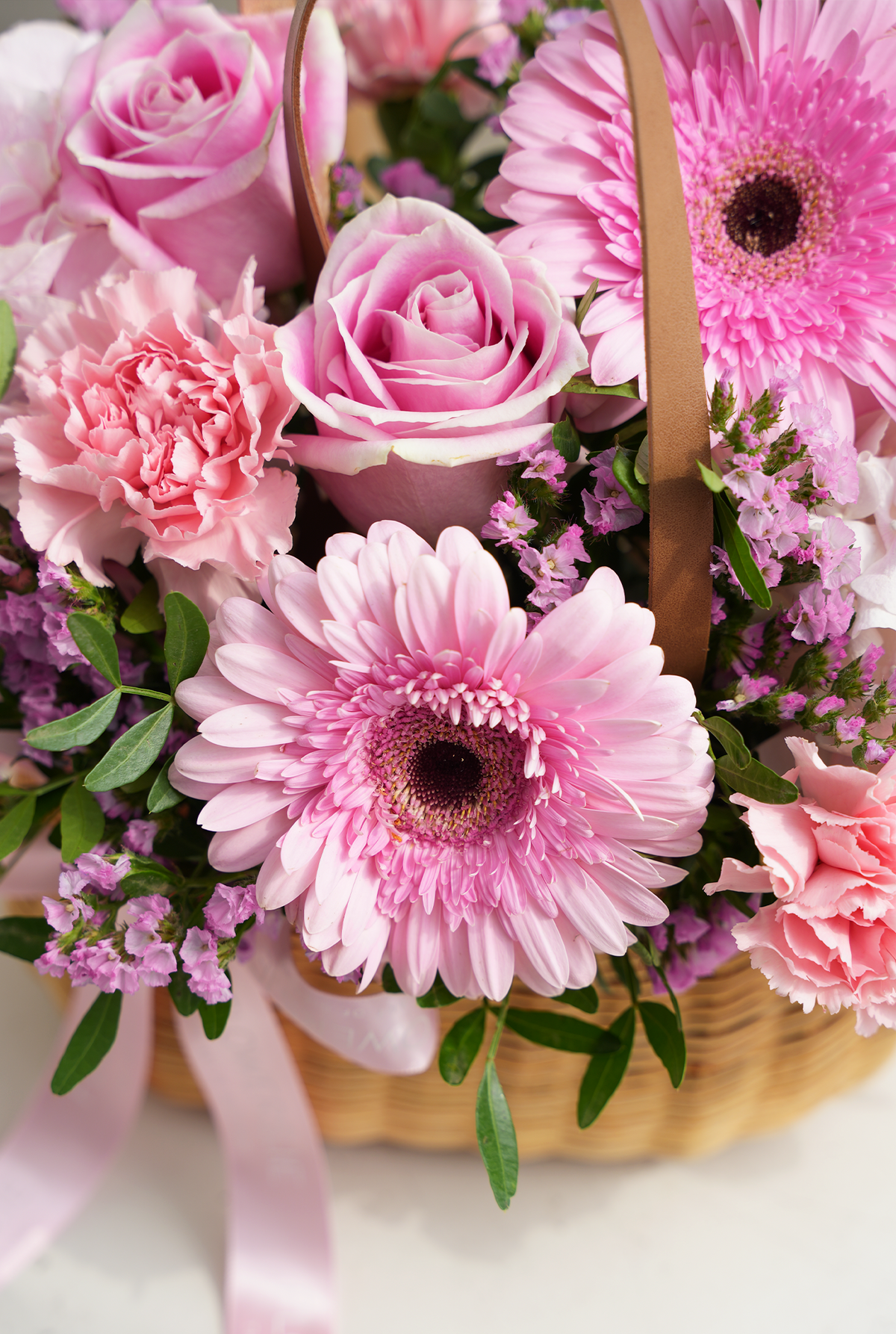 New Baby Pretty Pink - Basket