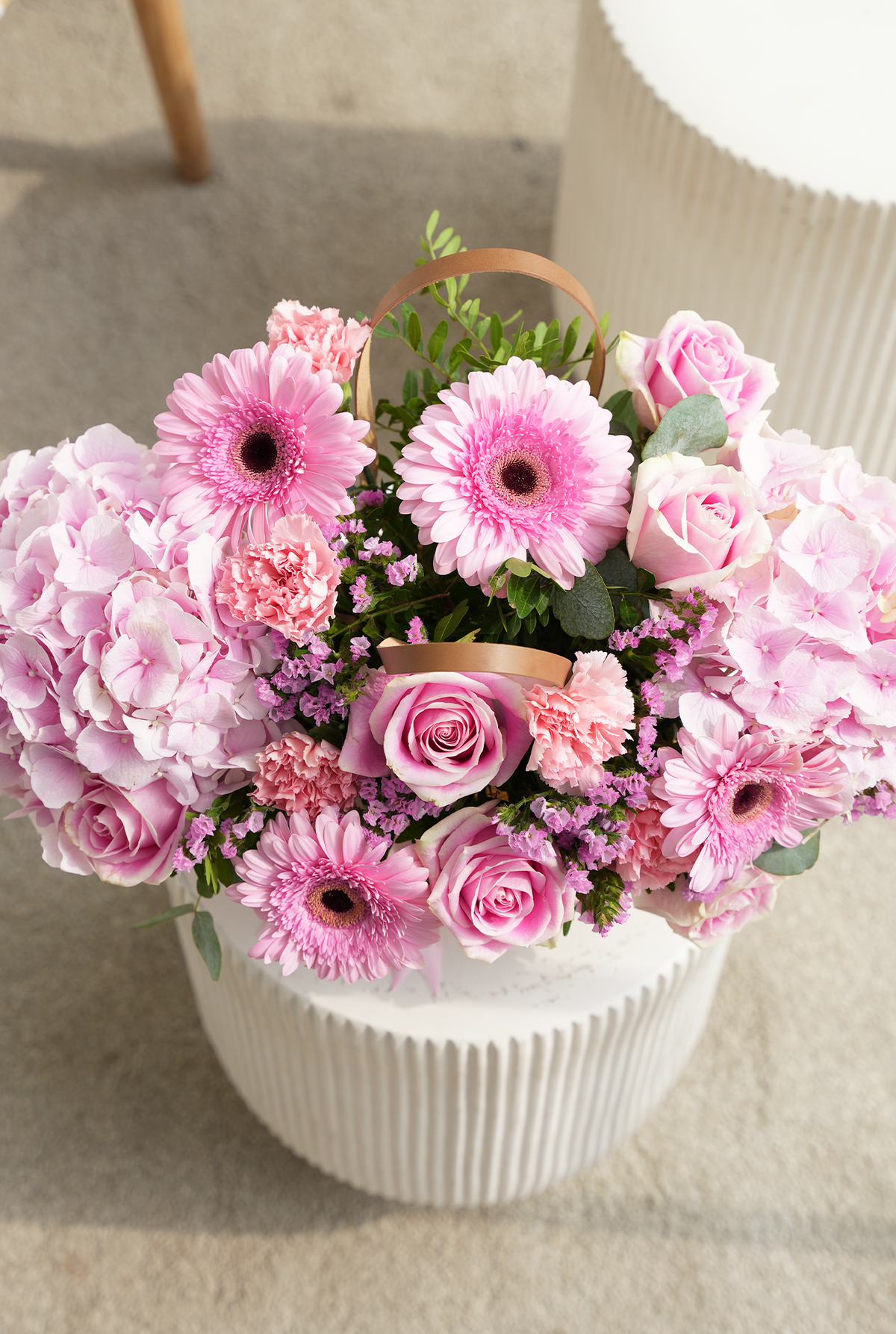 New Baby Pretty Pink - Basket