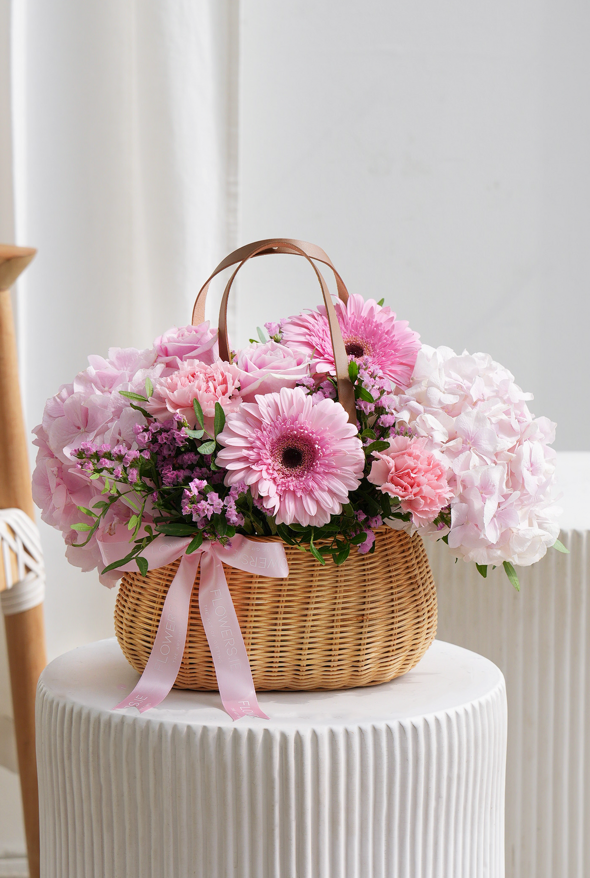 New Baby Pretty Pink - Basket