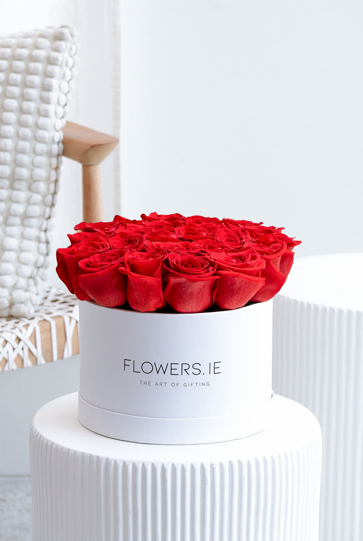 Red Rose - Hatbox