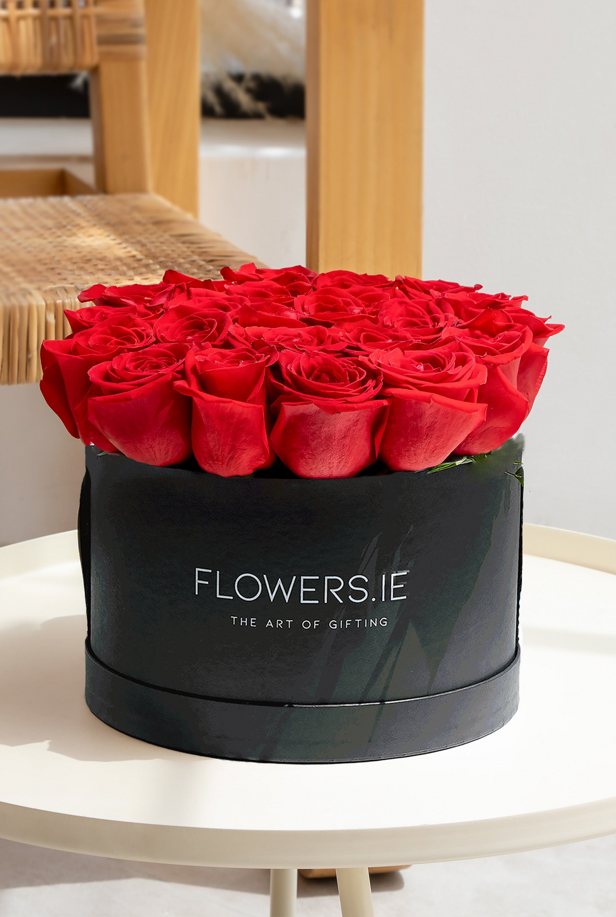 Red Rose - Hatbox