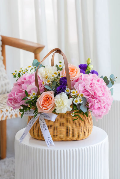 Blush Garden - Basket