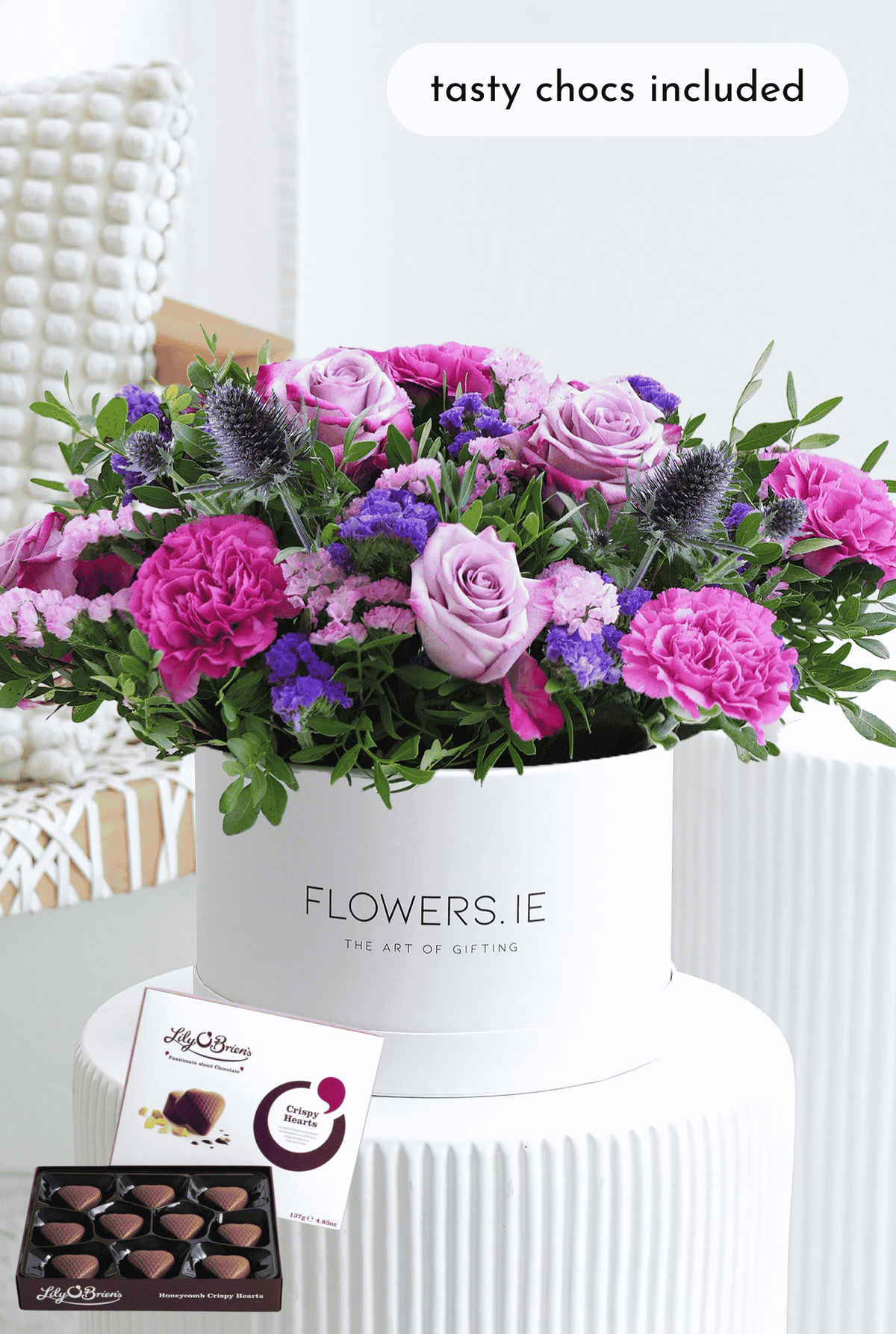 Father's Day Lavender Floral - Hatbox