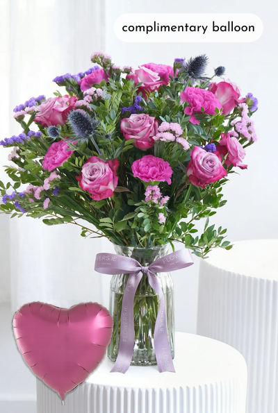 Lavender Floral - Vase