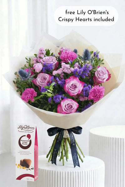 Graduation Lavender Floral - Hand-tied