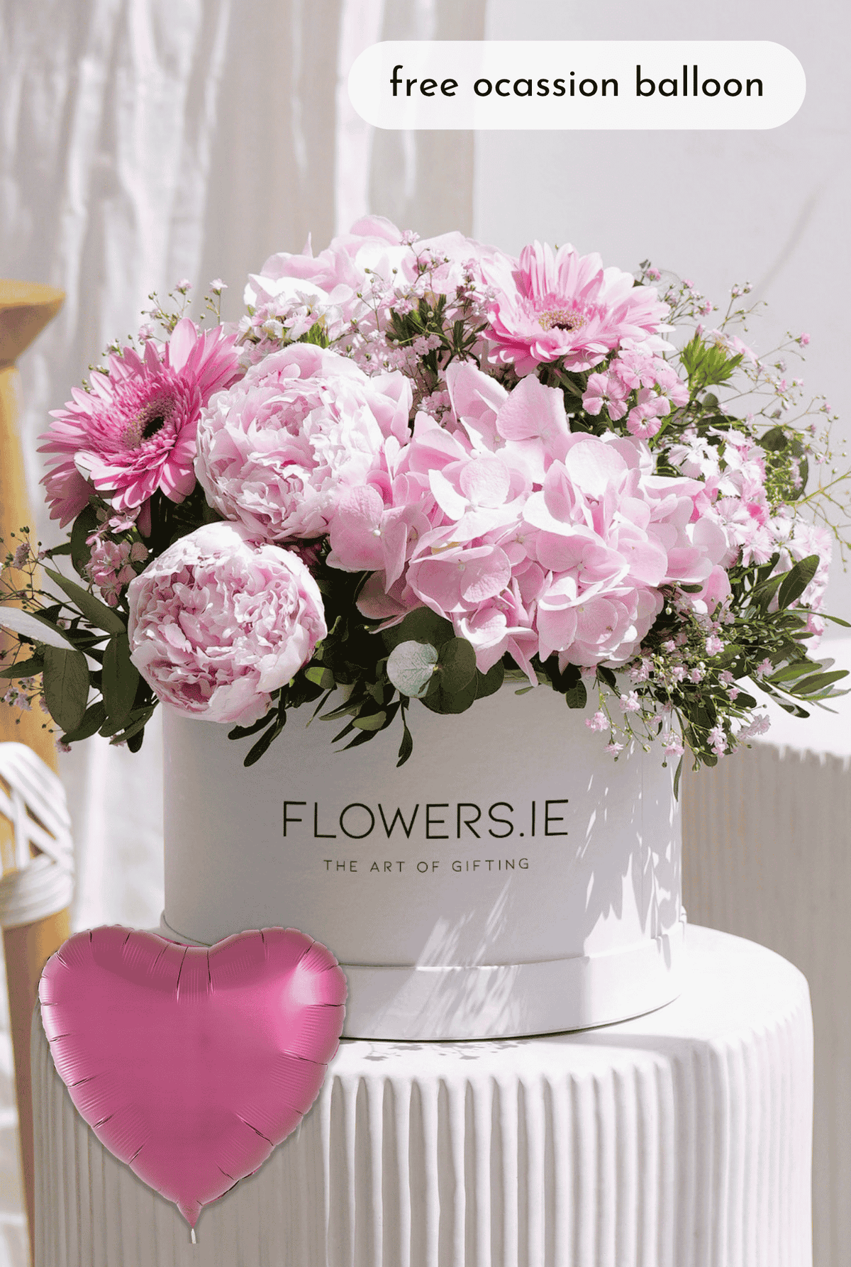 Peony Pretty Pink - Hatbox