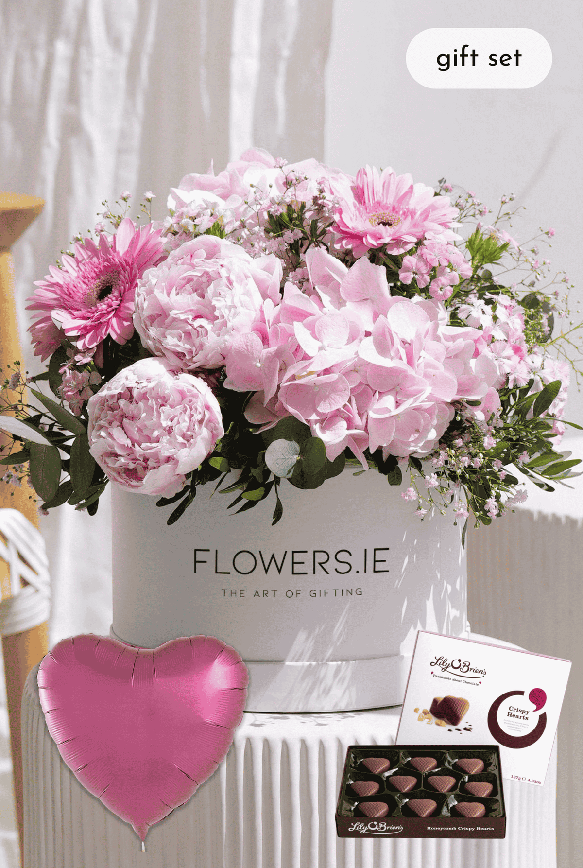Peony Pretty Pink - Hatbox Gift Set