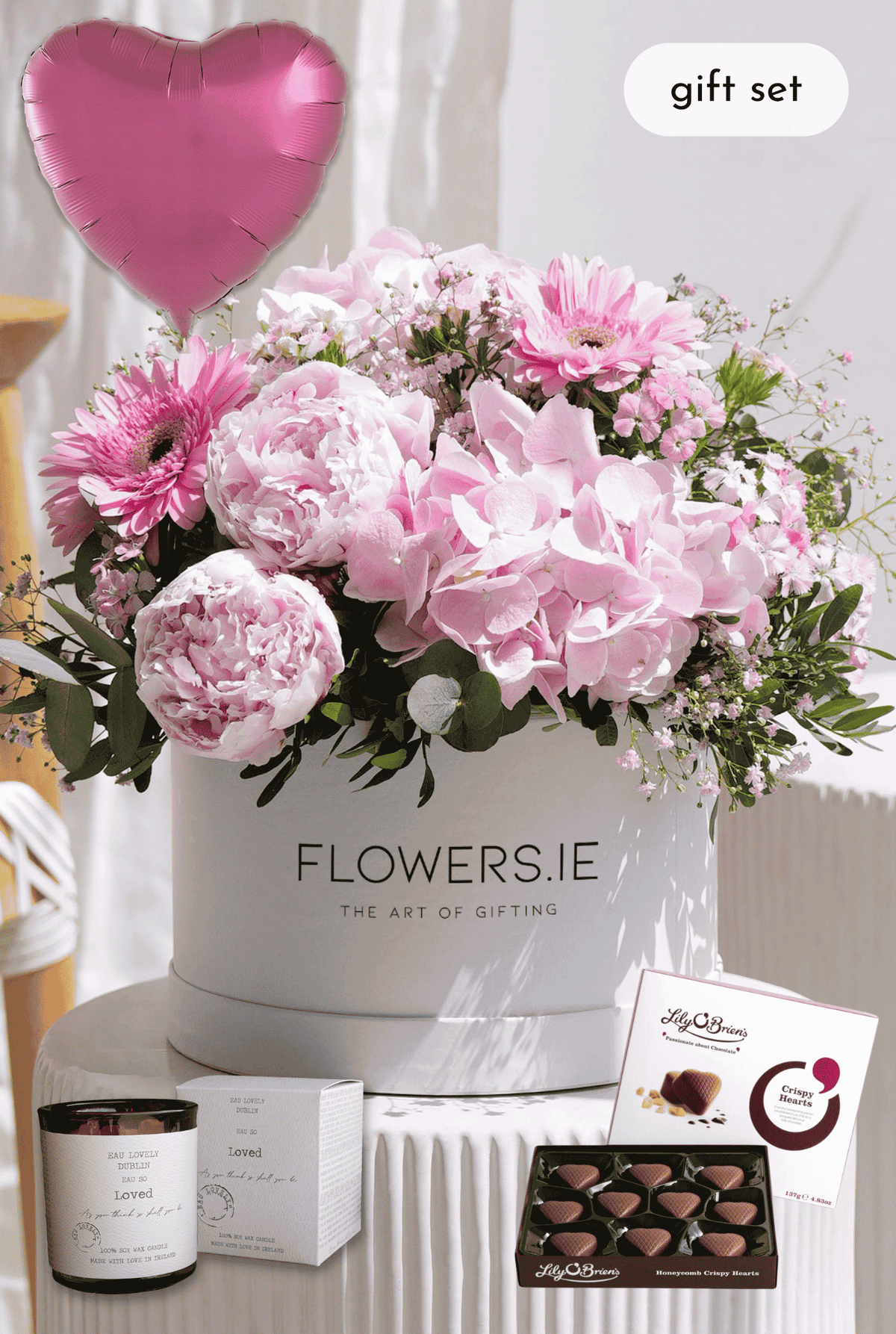 Peony Pretty Pink - Hatbox Gift Set