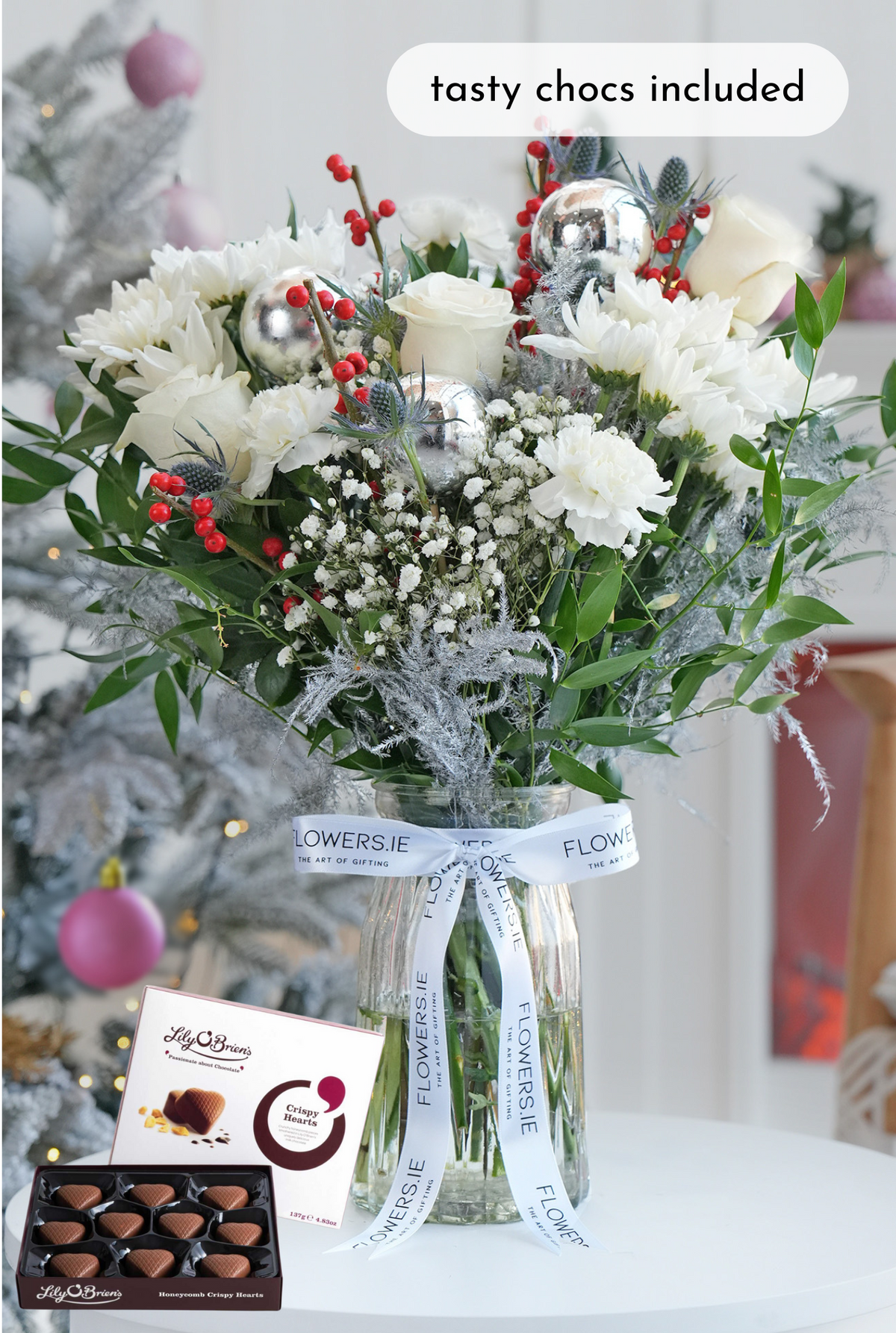 Perfect White Christmas - Vase