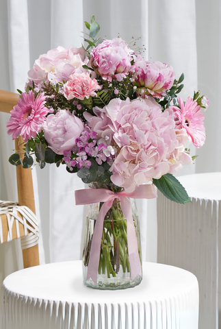 Peony Pretty Pink - Vase